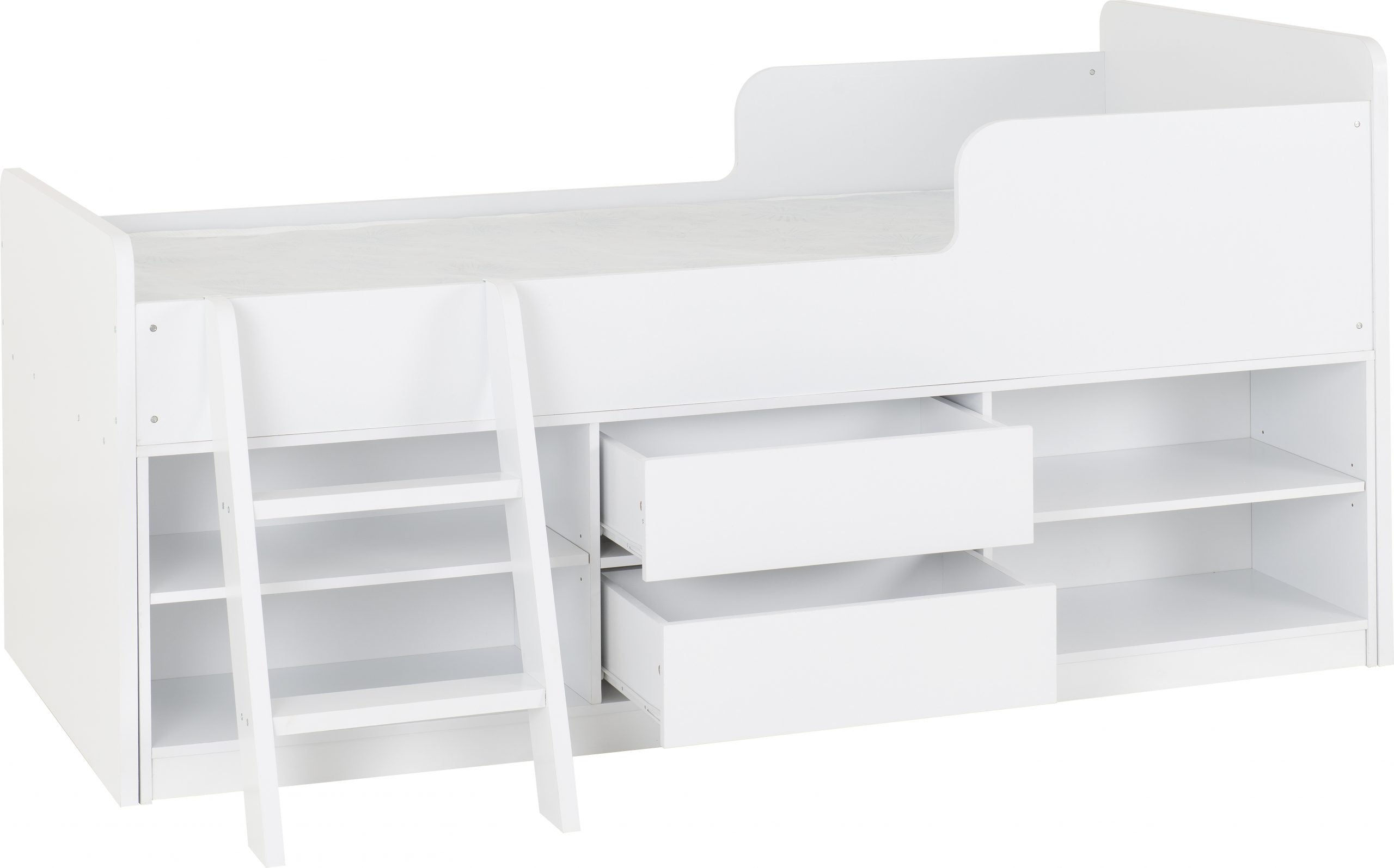 felix low sleeper bed white