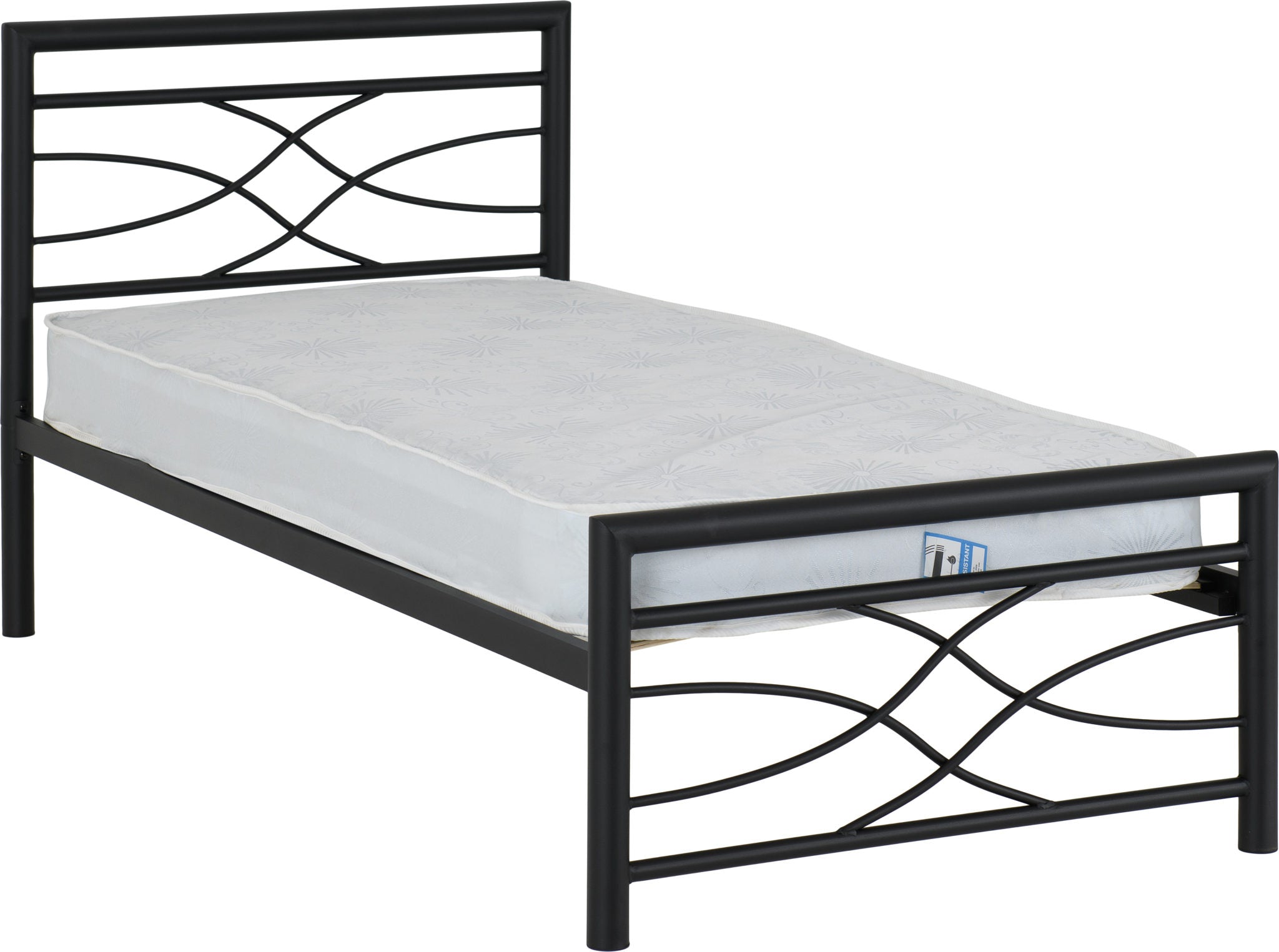 Kelly 3' Bed Black