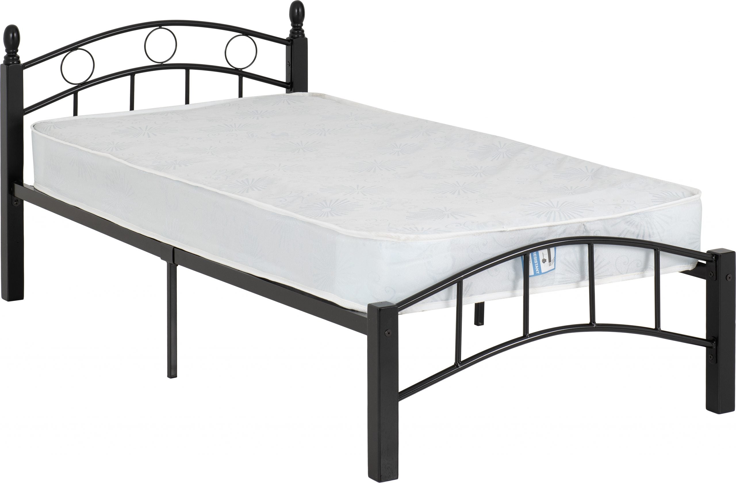 Luton 3' Bed Black/Black