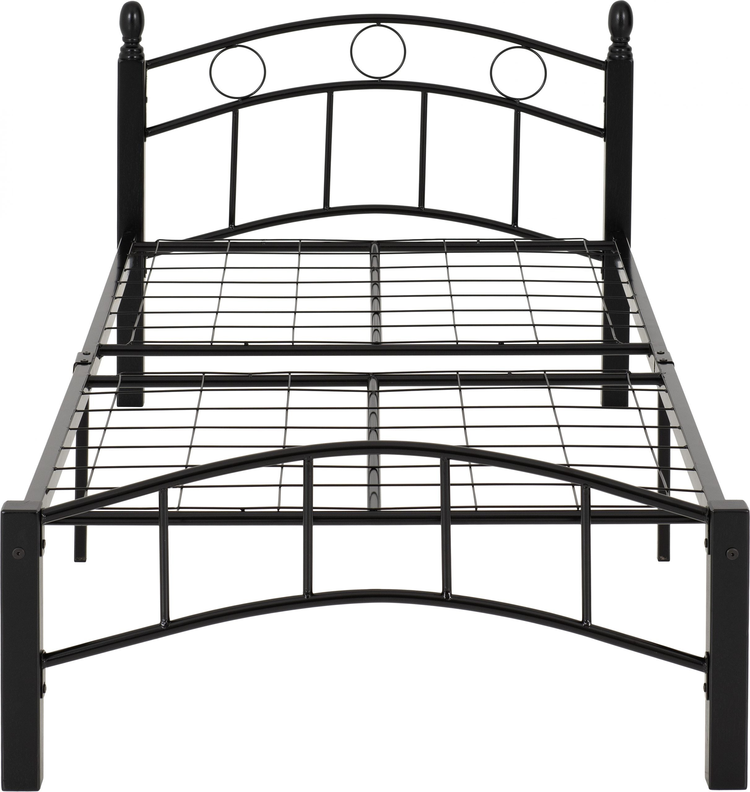 Luton 3' Bed Black/Black