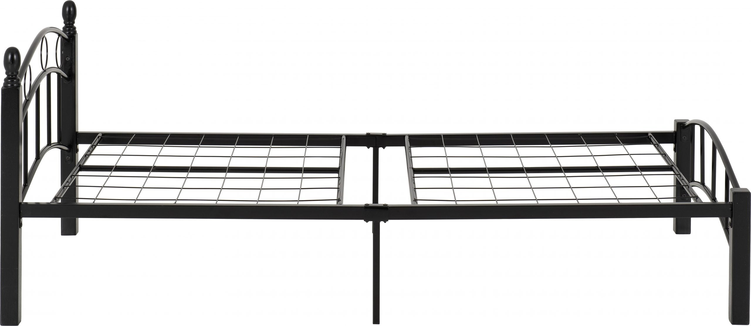 Luton 3' Bed Black/Black