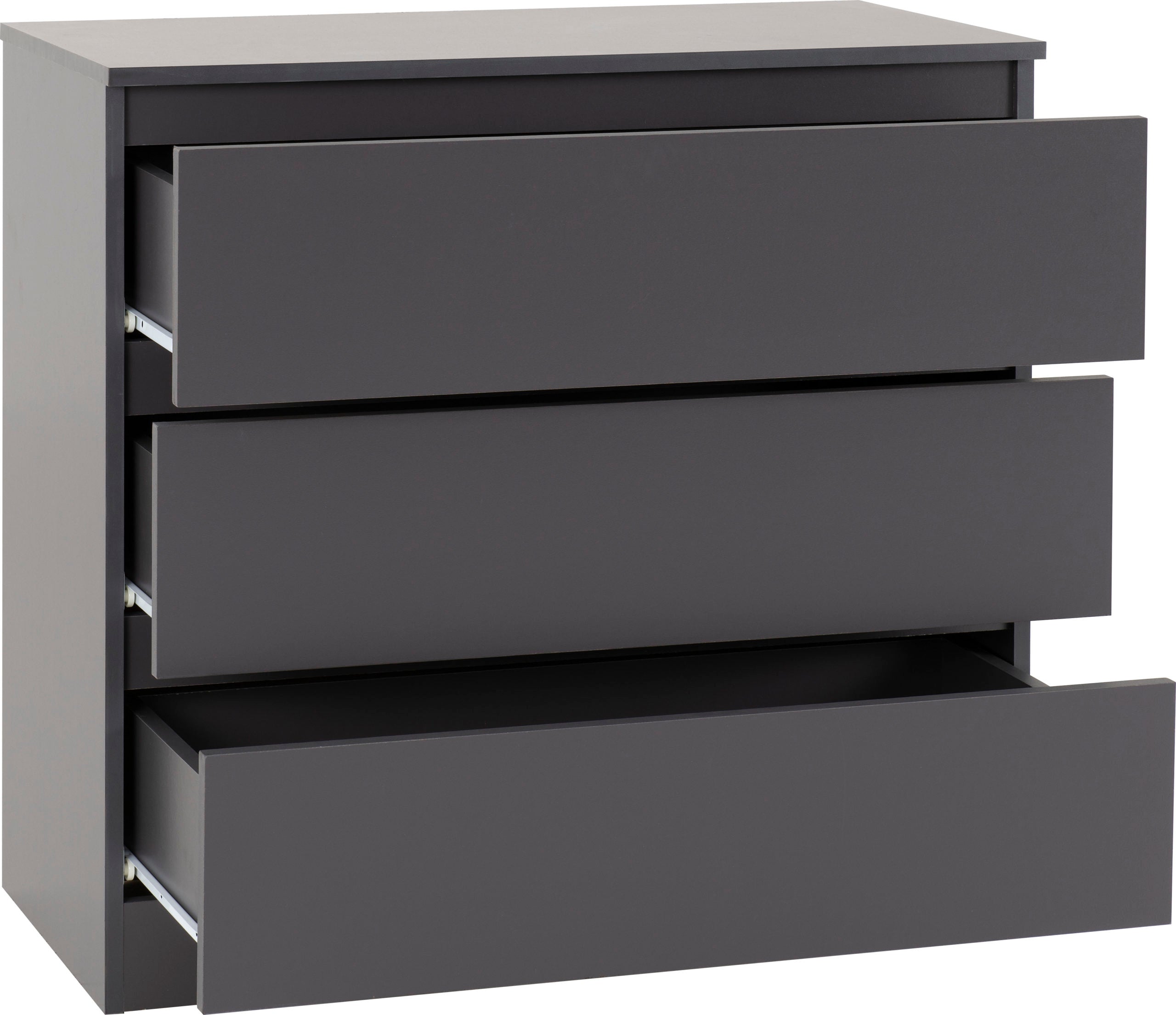 gray 3 drawer dresser