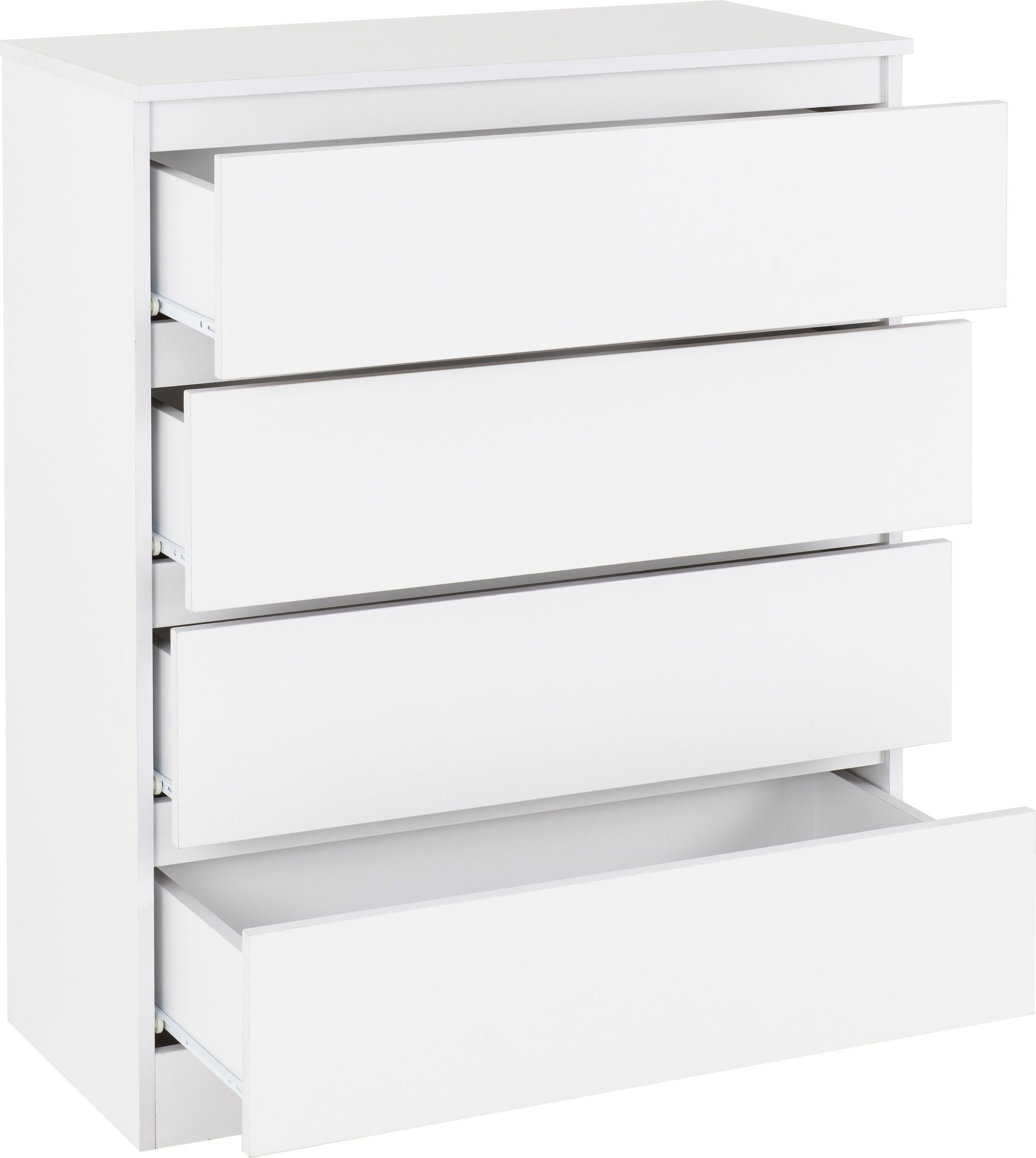 white 4 drawer dresser
