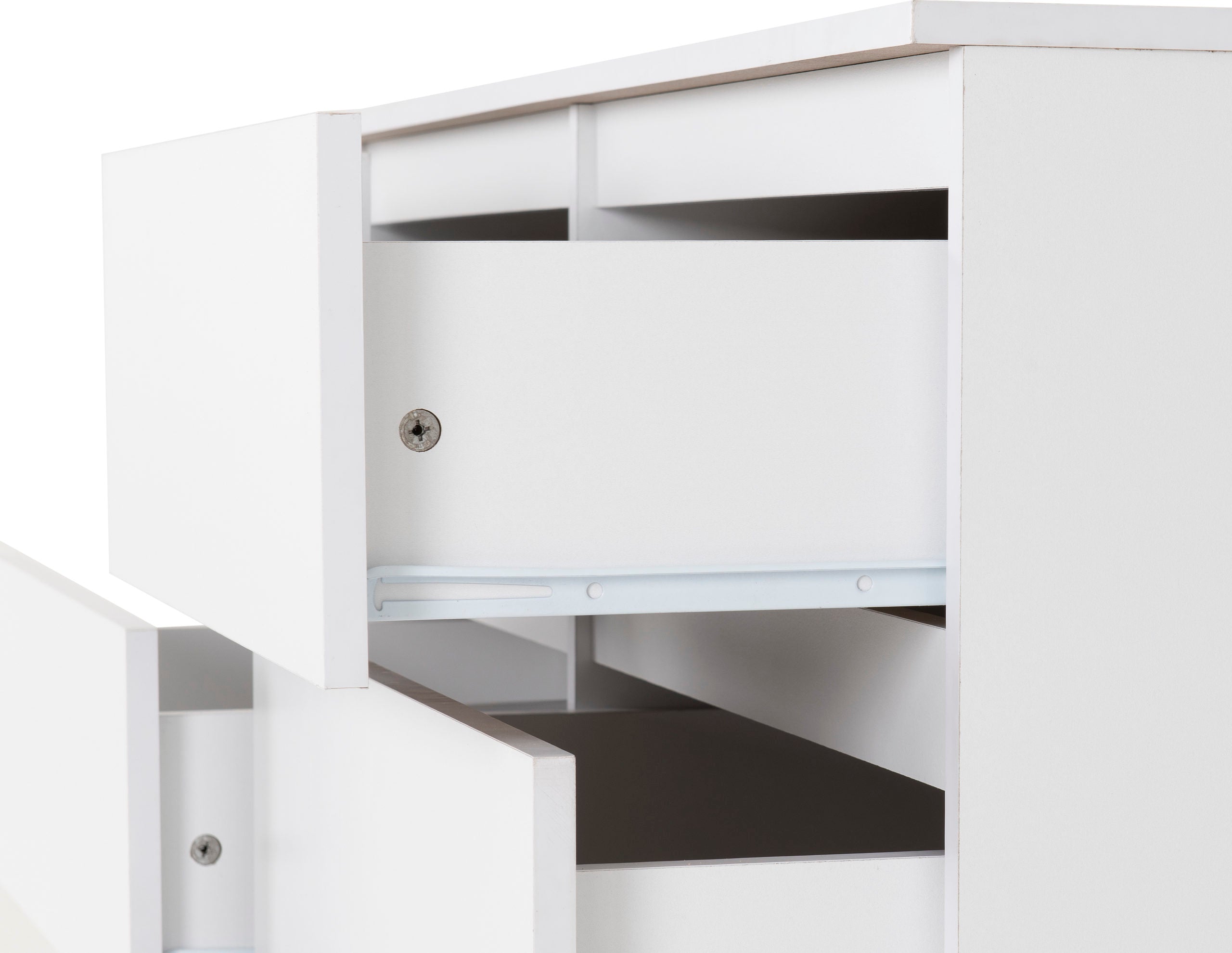 white 6 drawers
