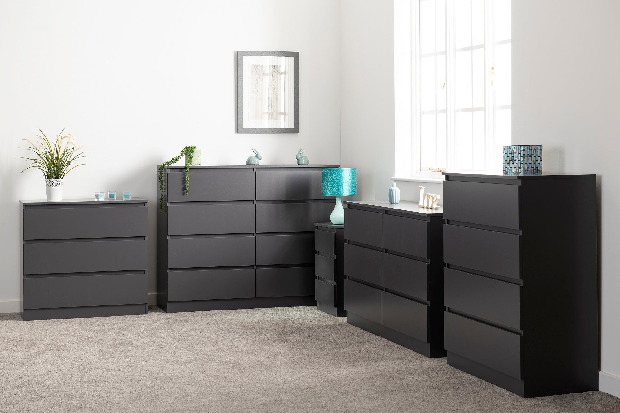 grey 4 chest of drawers