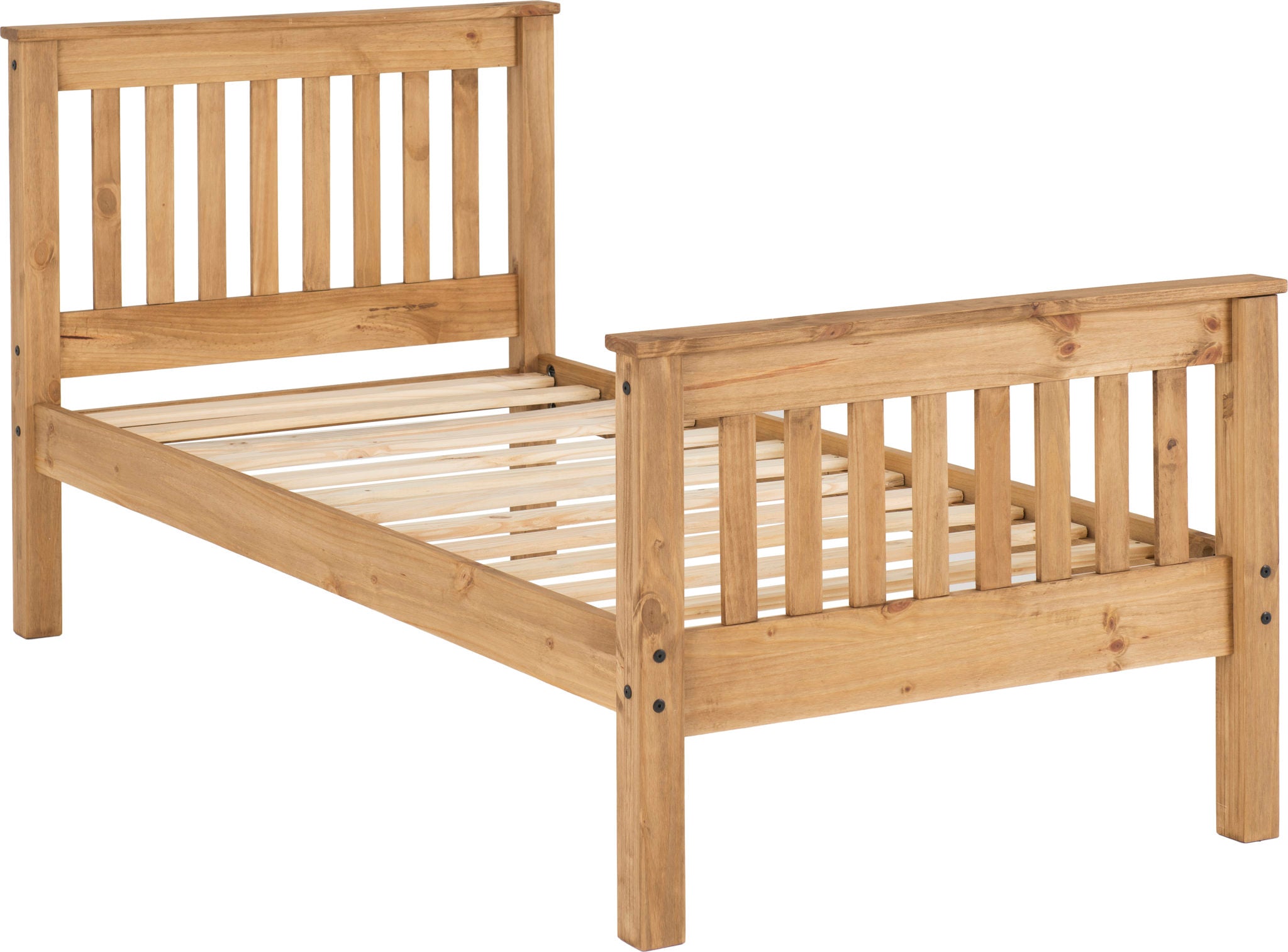 high foot end bed frame