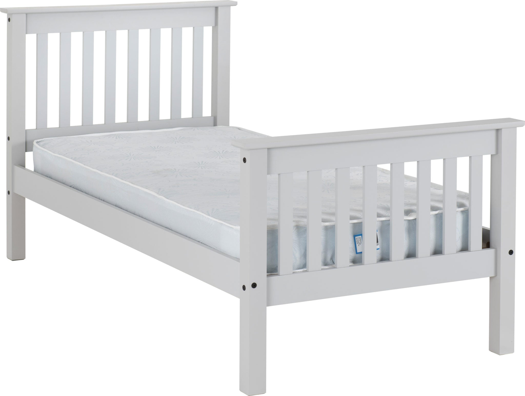 high foot end bed frame