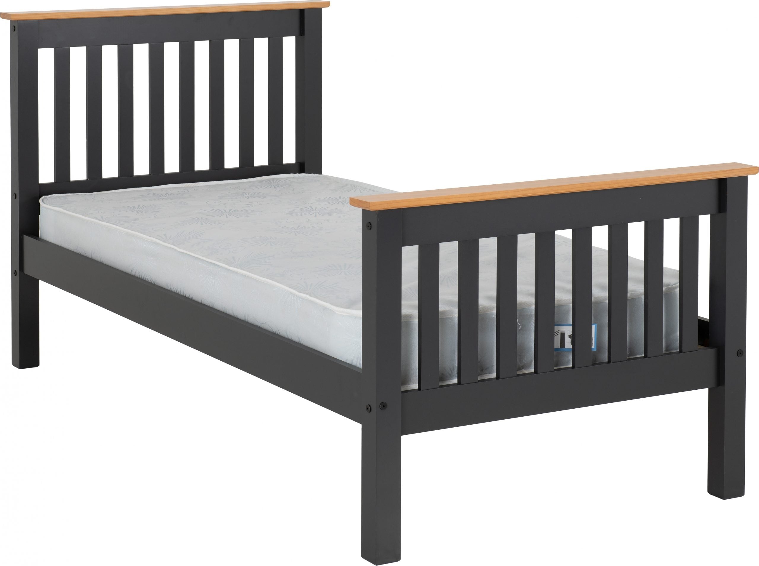 high foot end bed frame