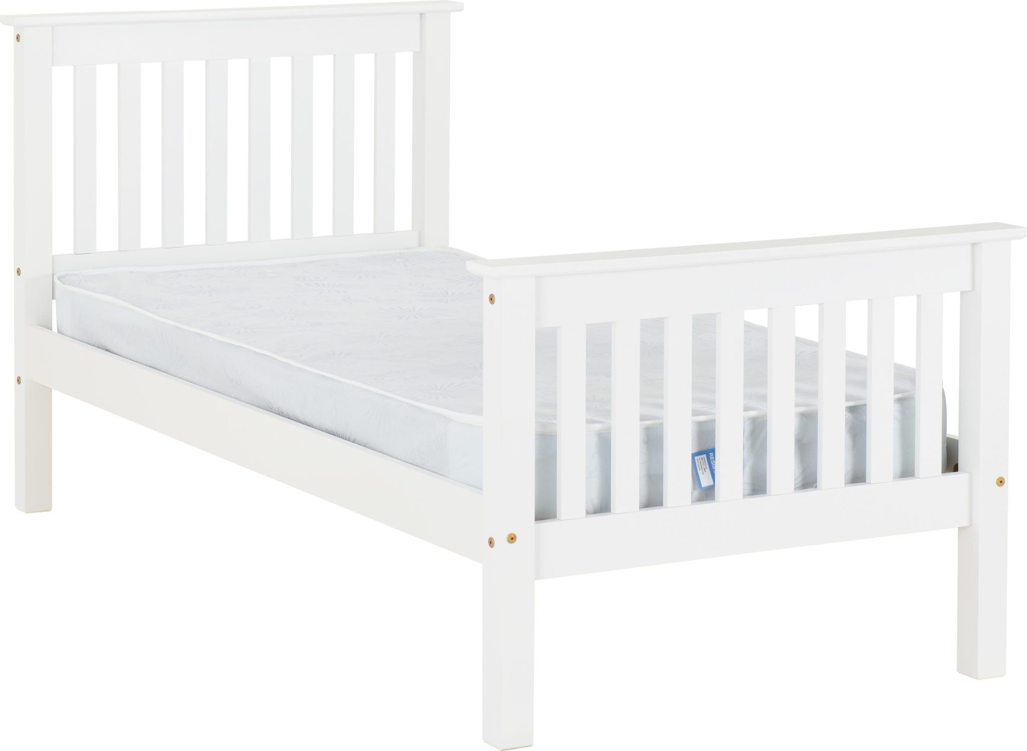 high foot end bed frame