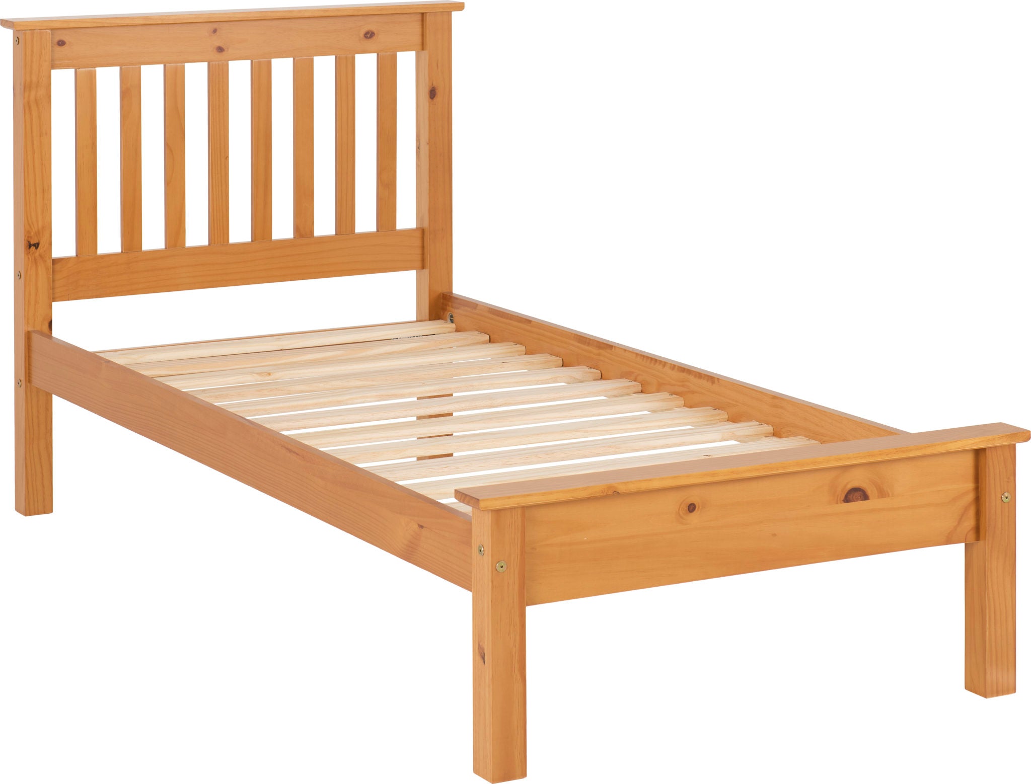 low foot end bed frame