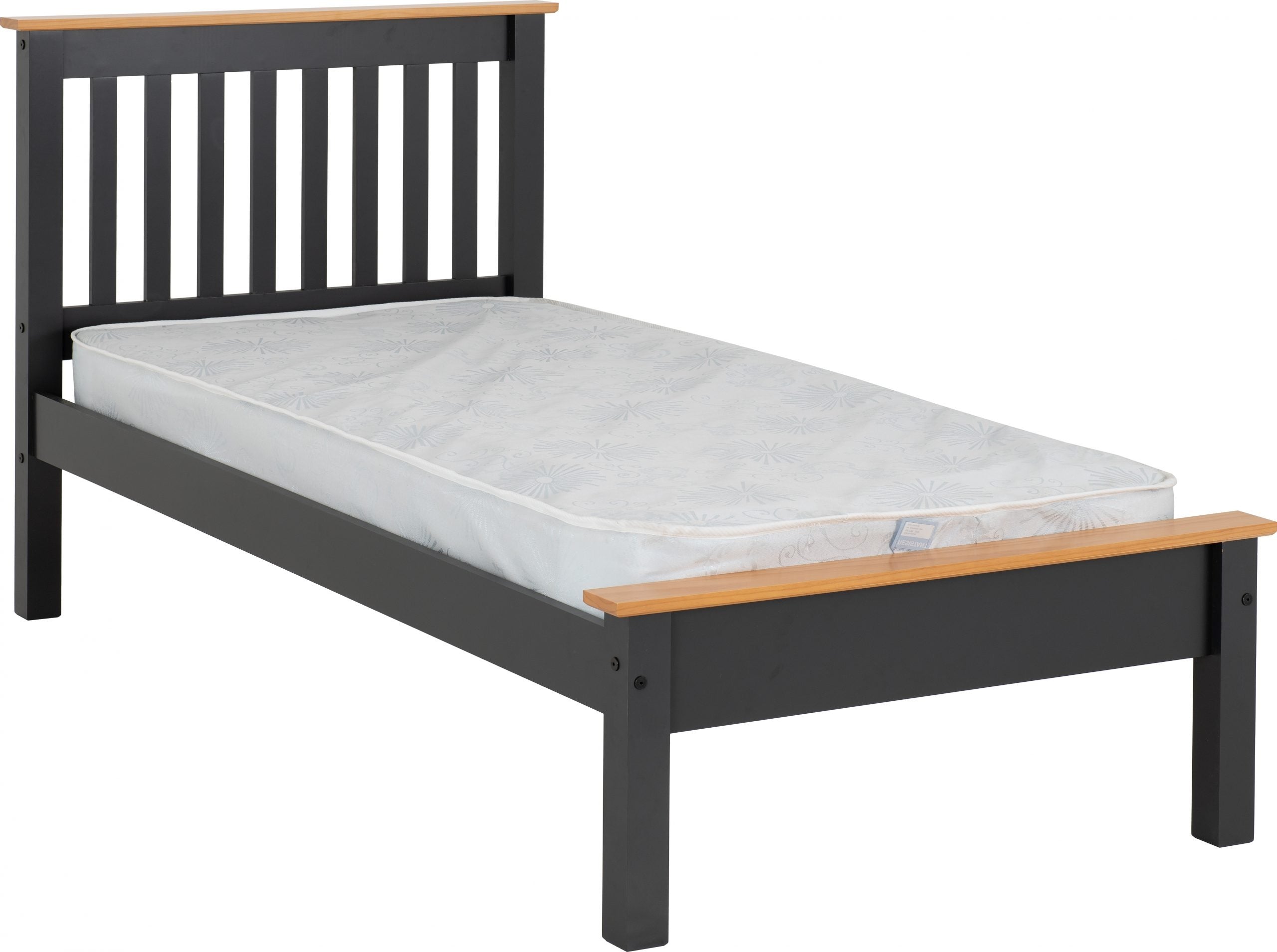 low foot end bed frame