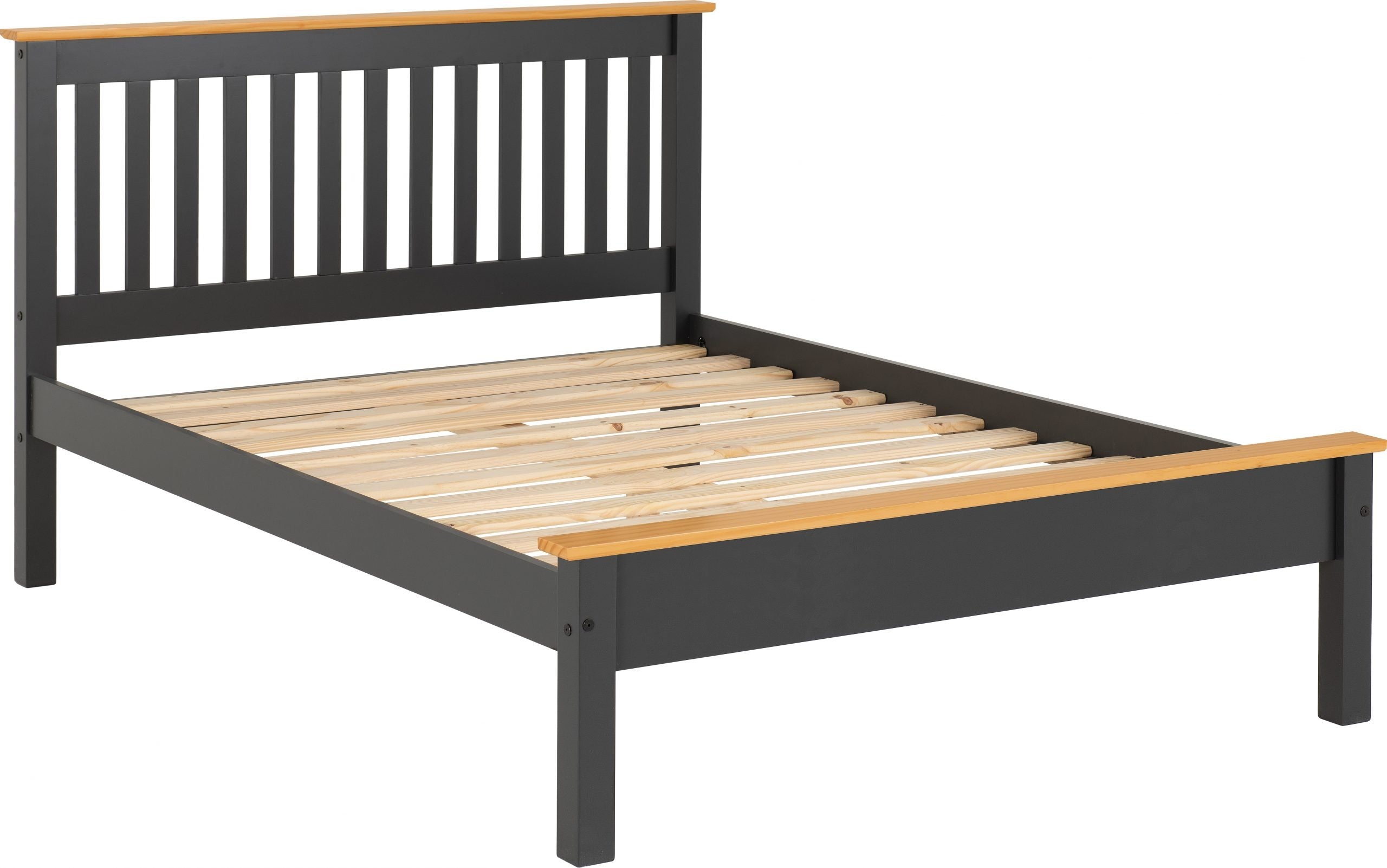 low foot end bed frame