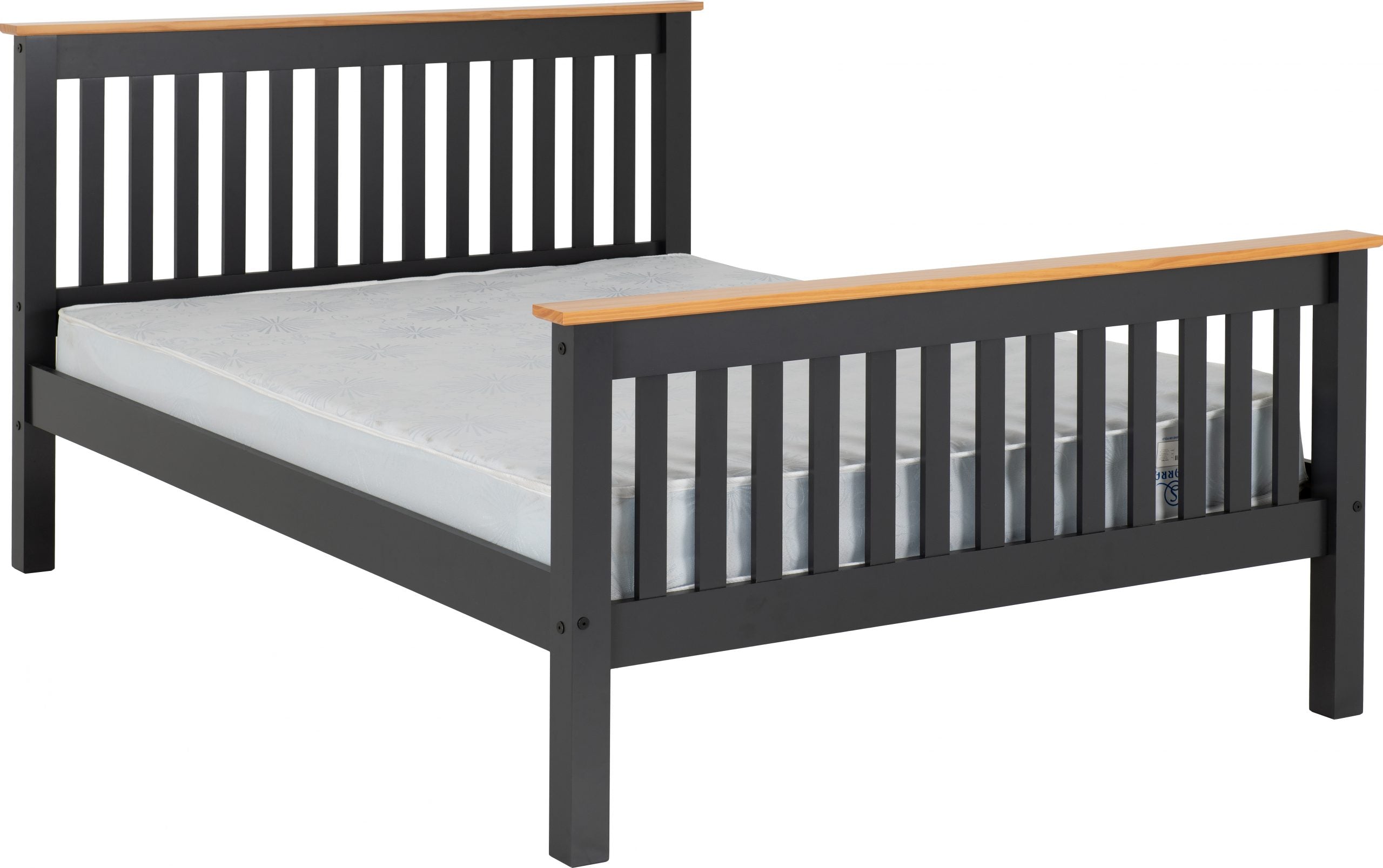 high foot end bed frame