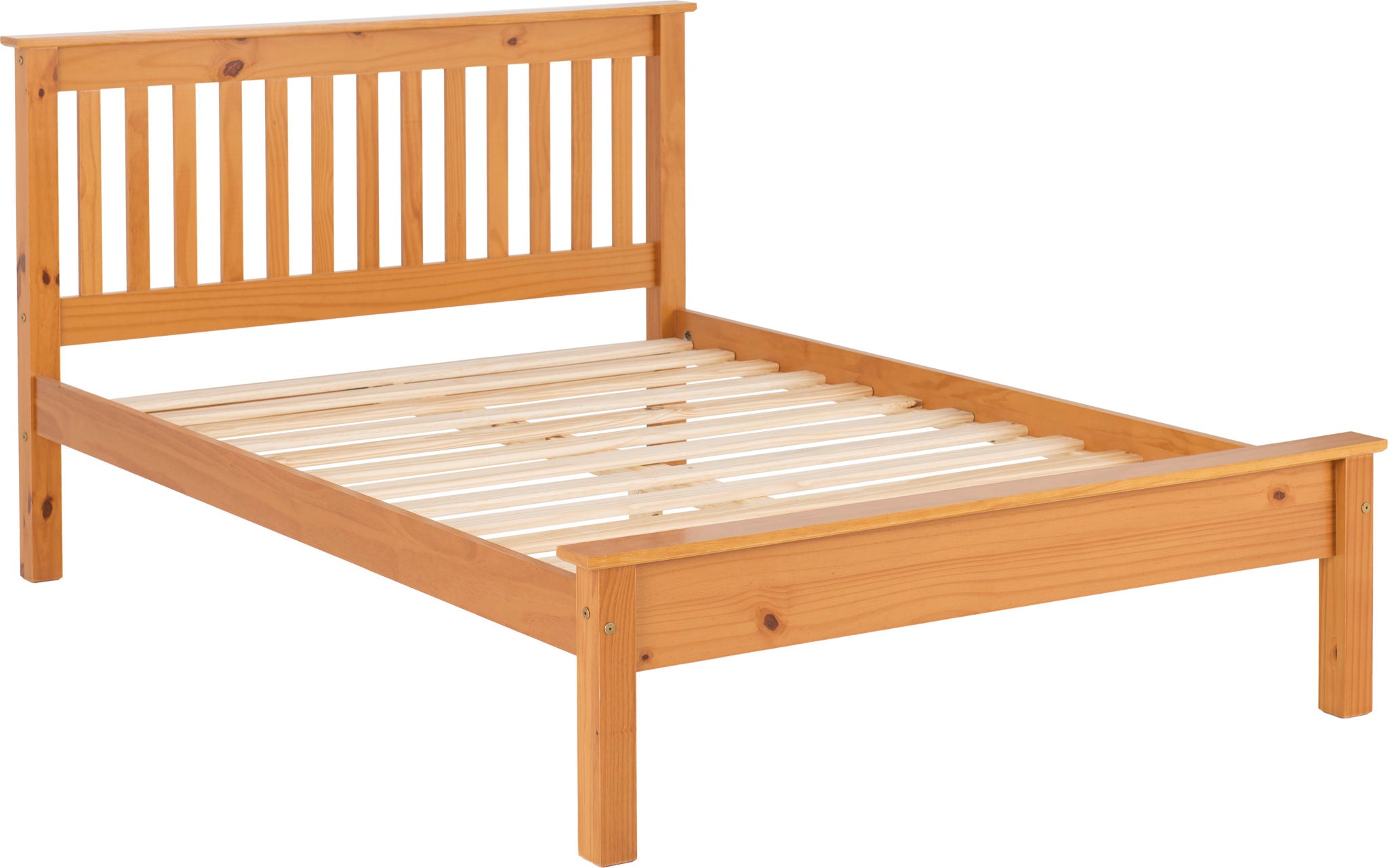 low foot end bed frame