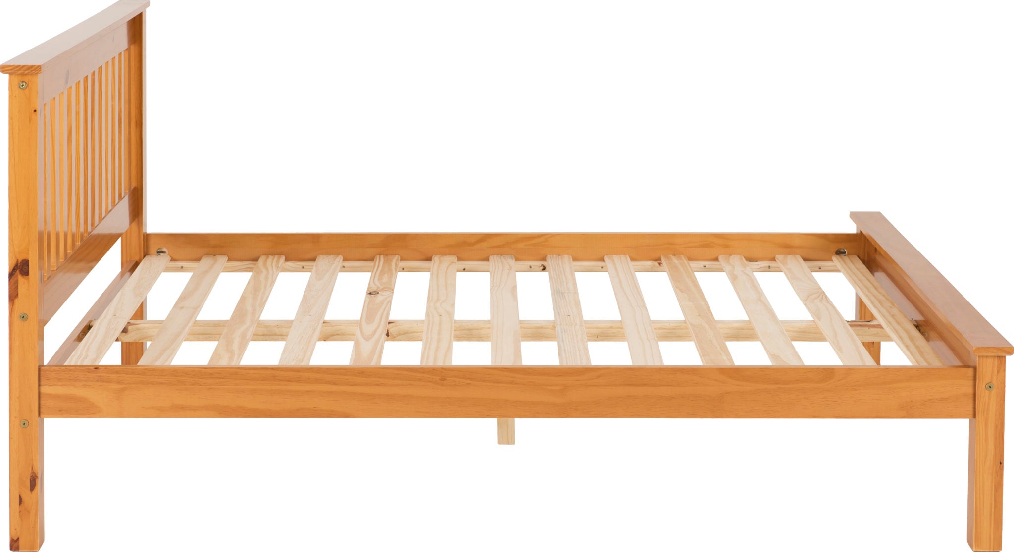 low foot end double bed frame