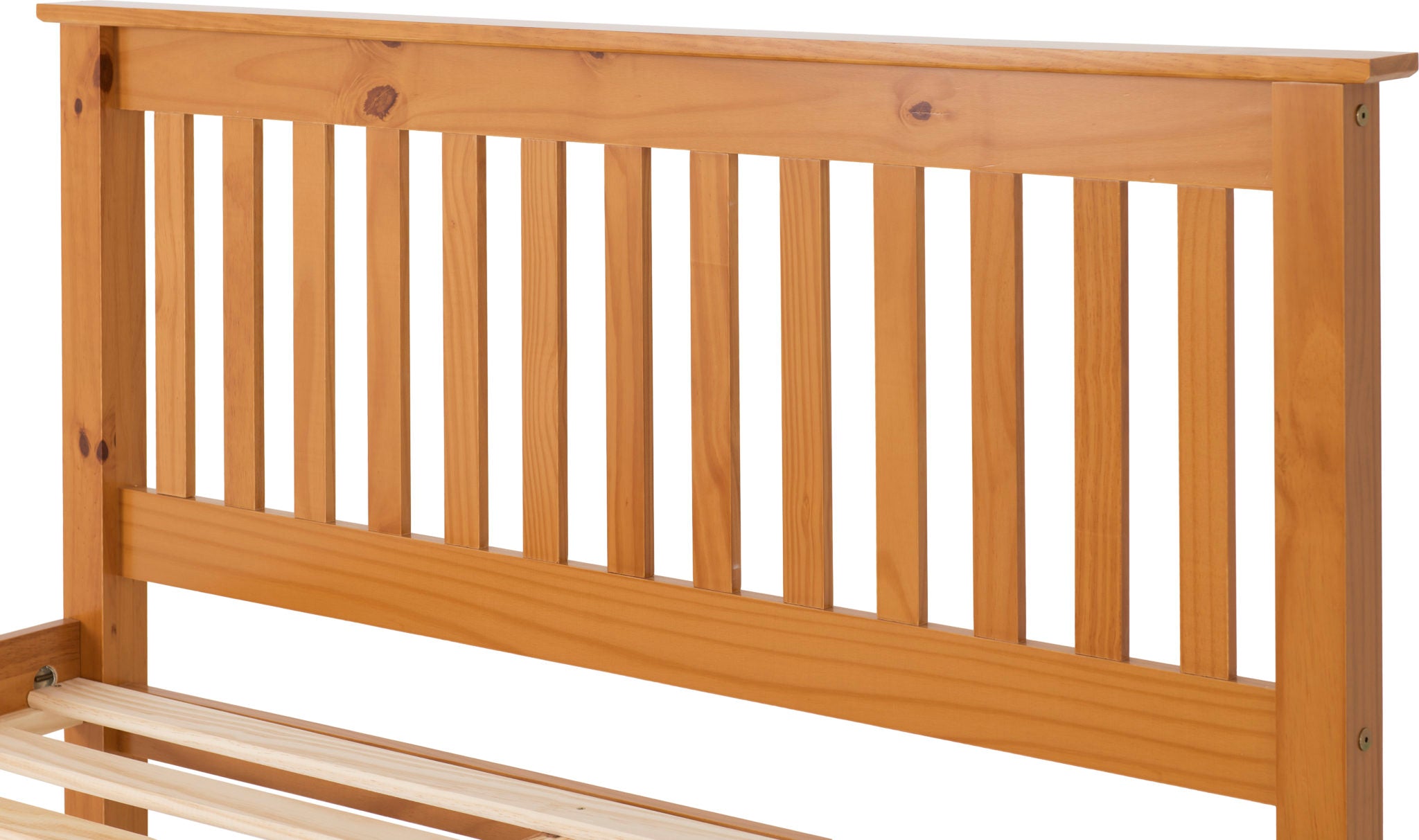 low foot end wooden bed frame