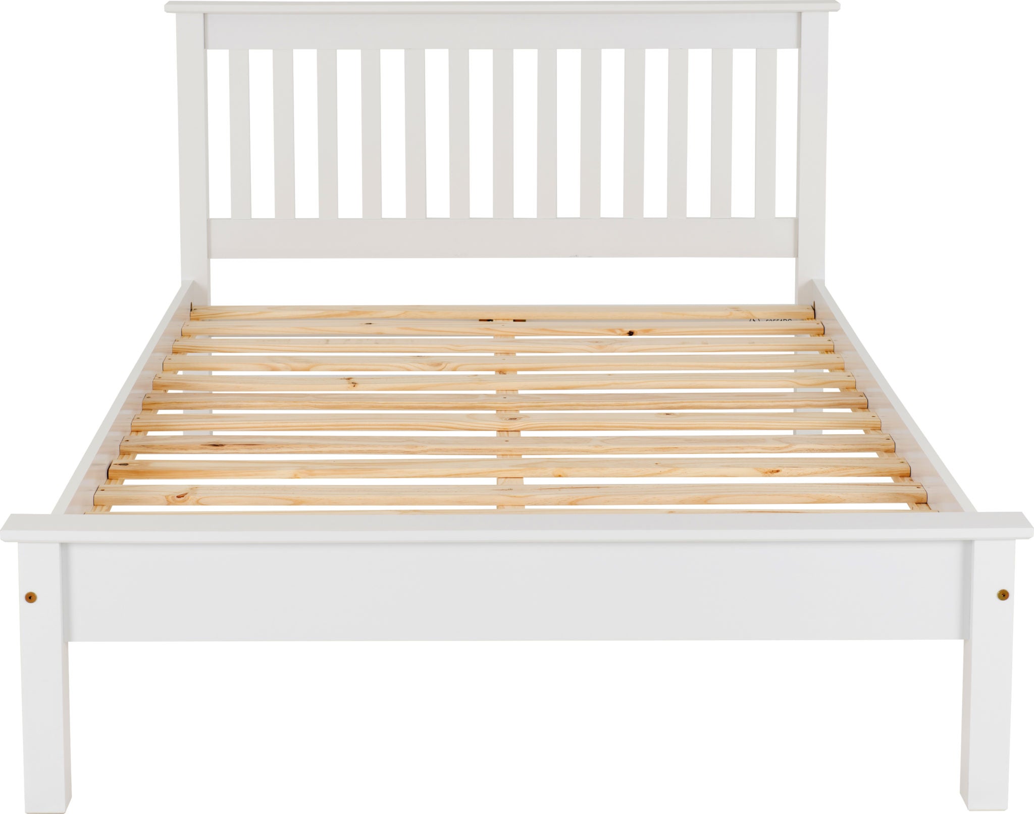 low foot end double bed frame