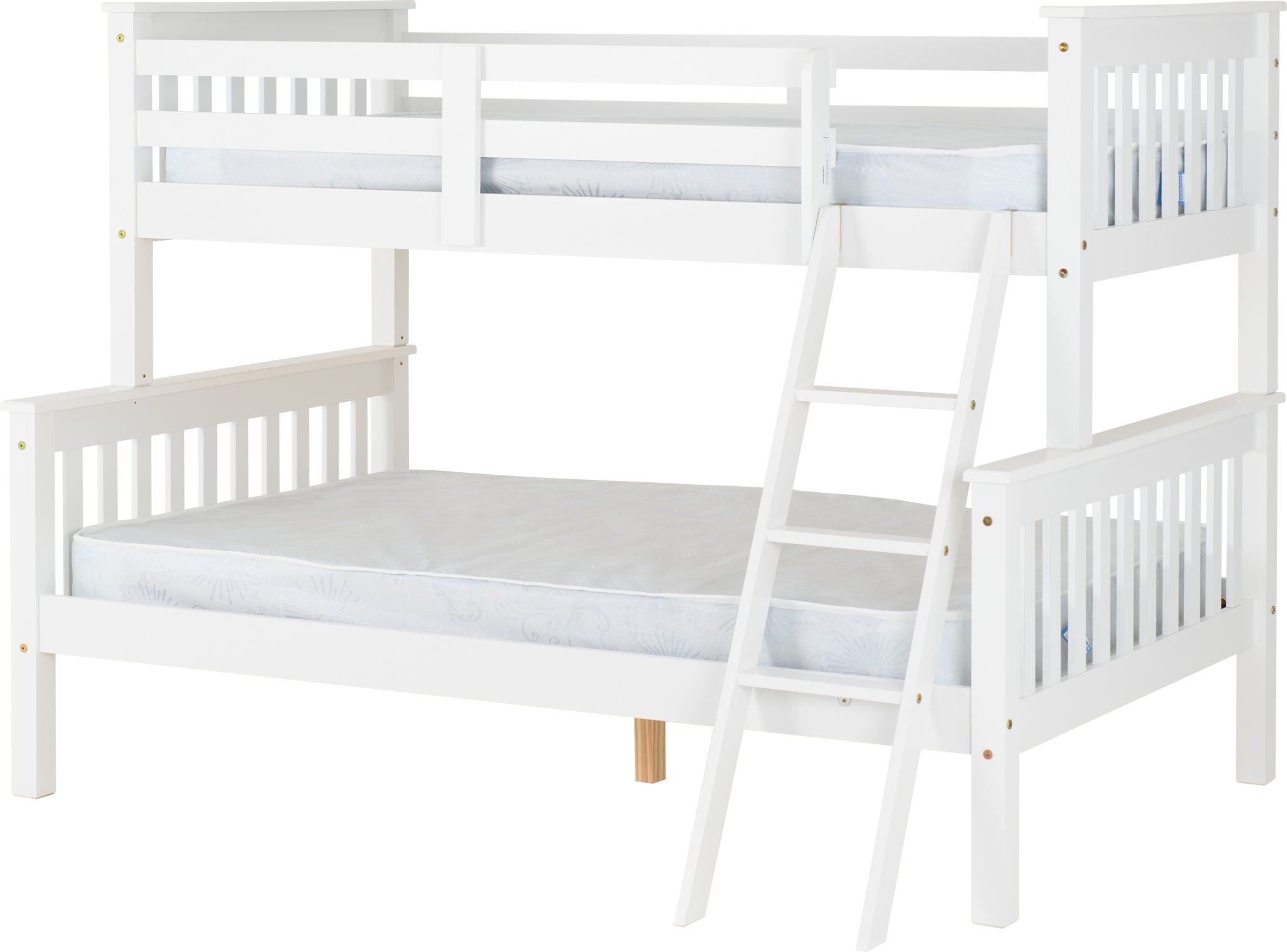 Neptune Triple Sleeper Bunk Bed White