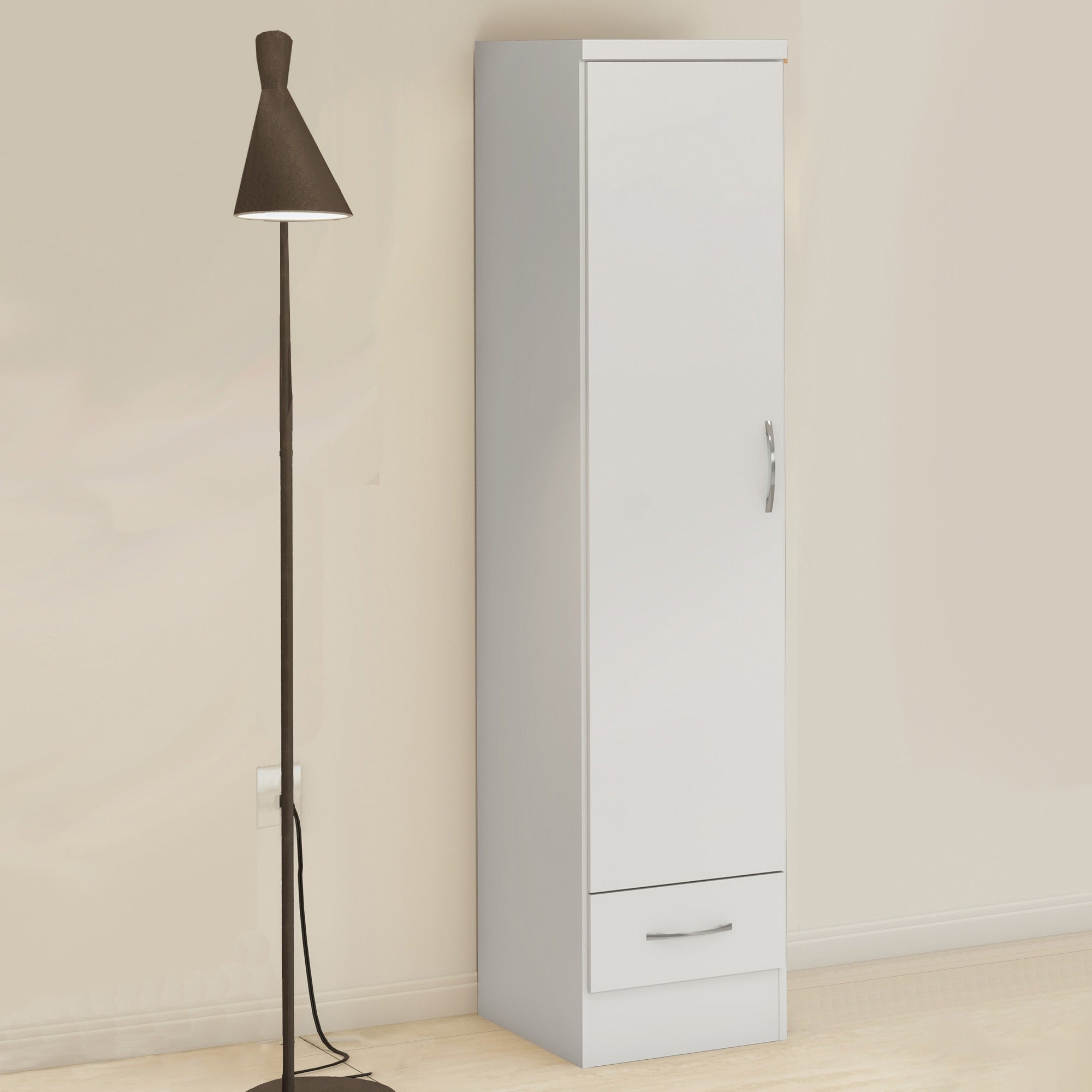single wardrobe with drawers