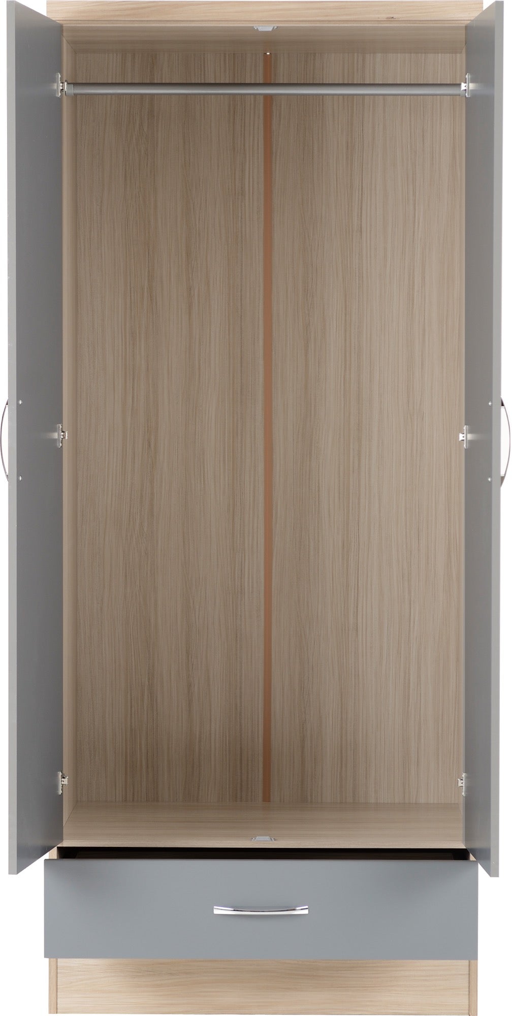 wardrobe grey gloss