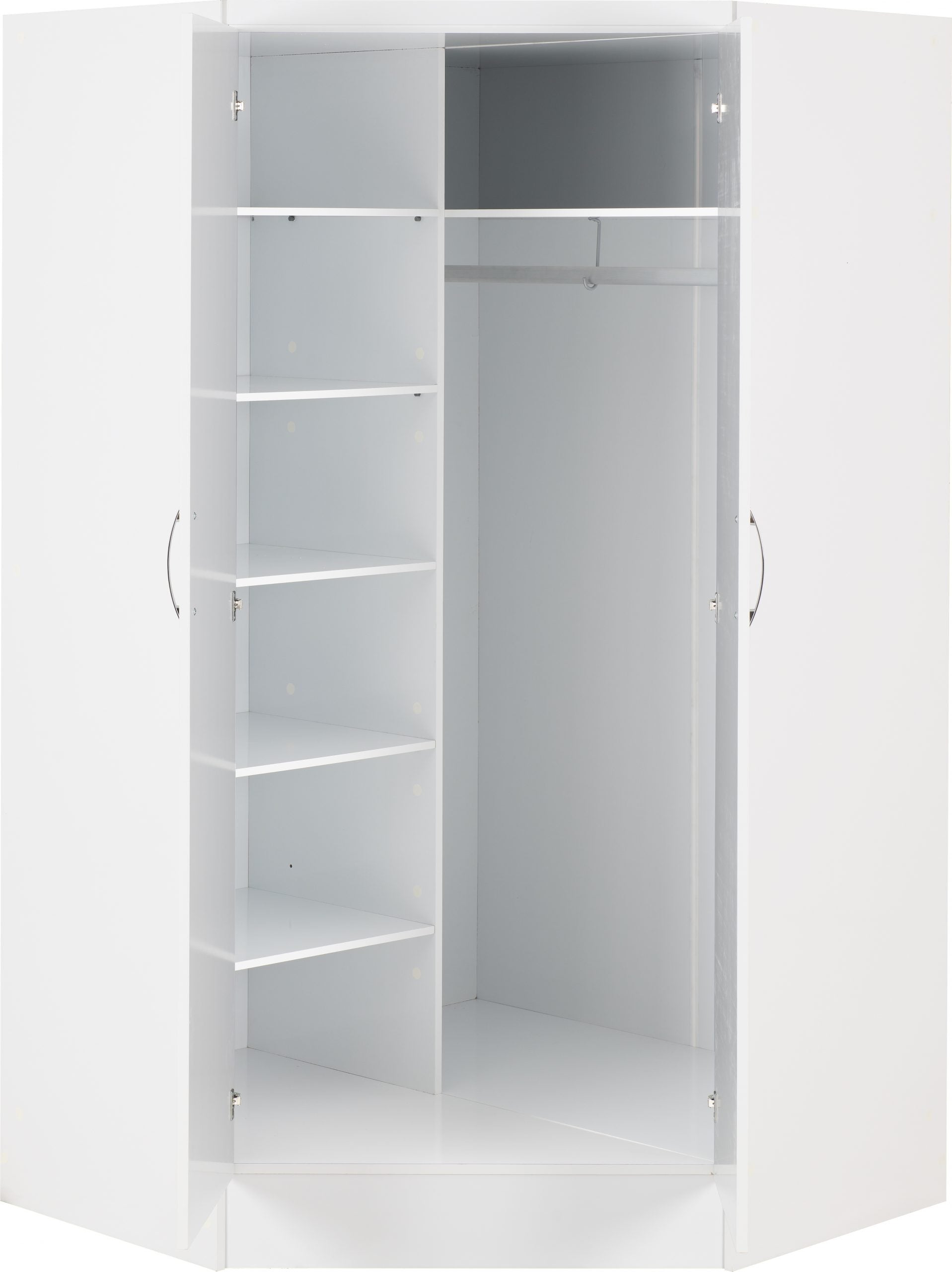 white high gloss wardrobe
