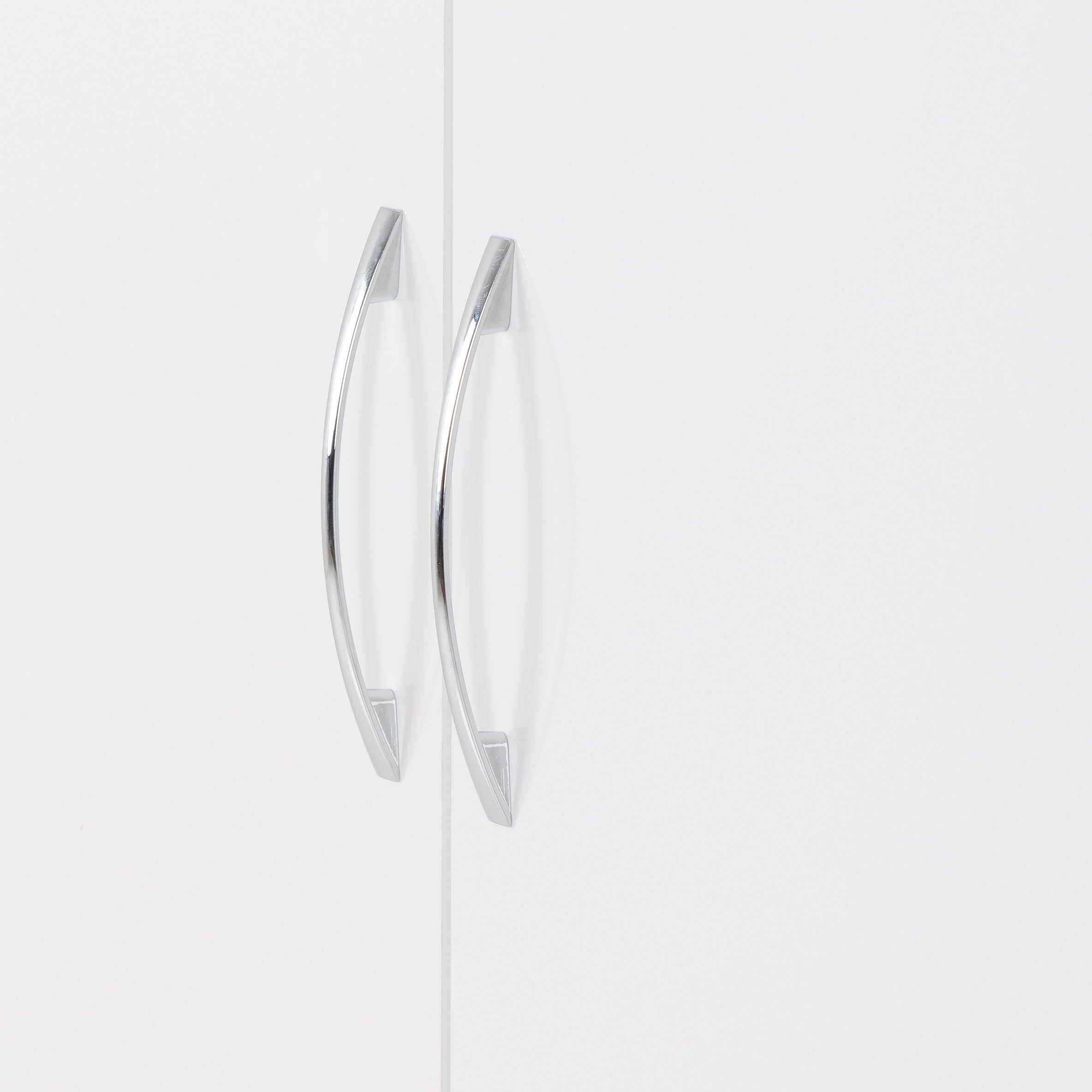 white gloss corner wardrobe