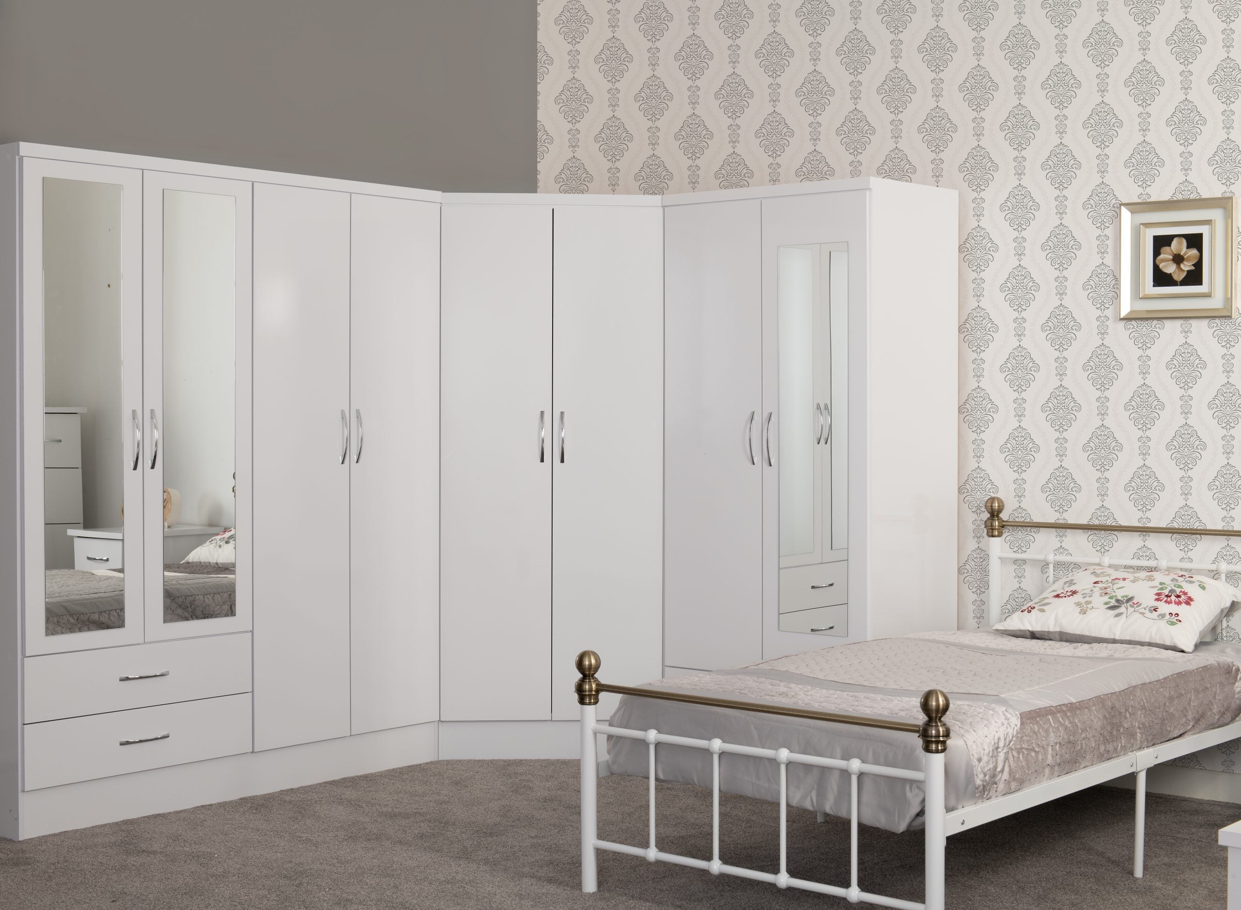 high gloss wardrobe