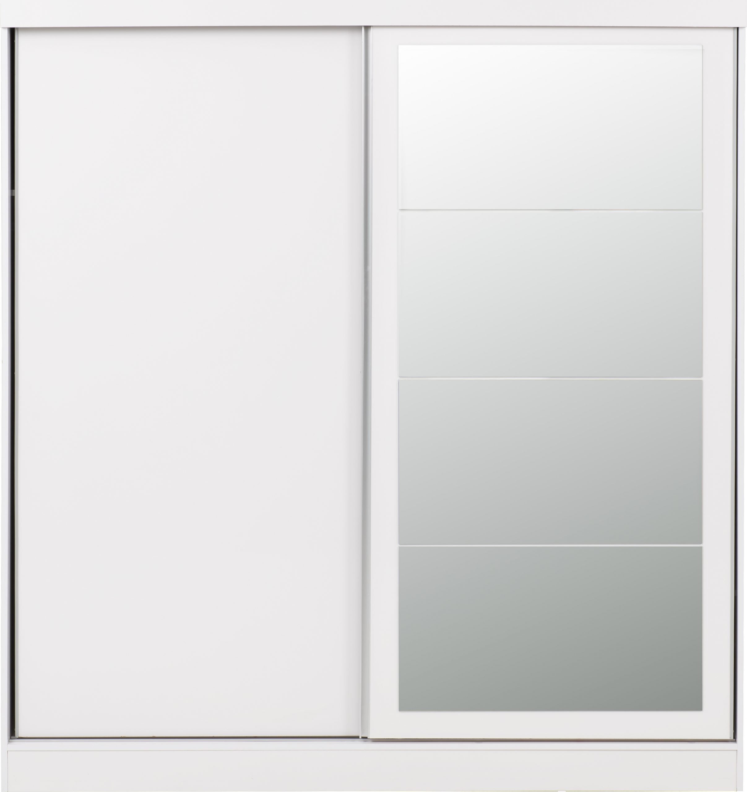 white high gloss wardrobe