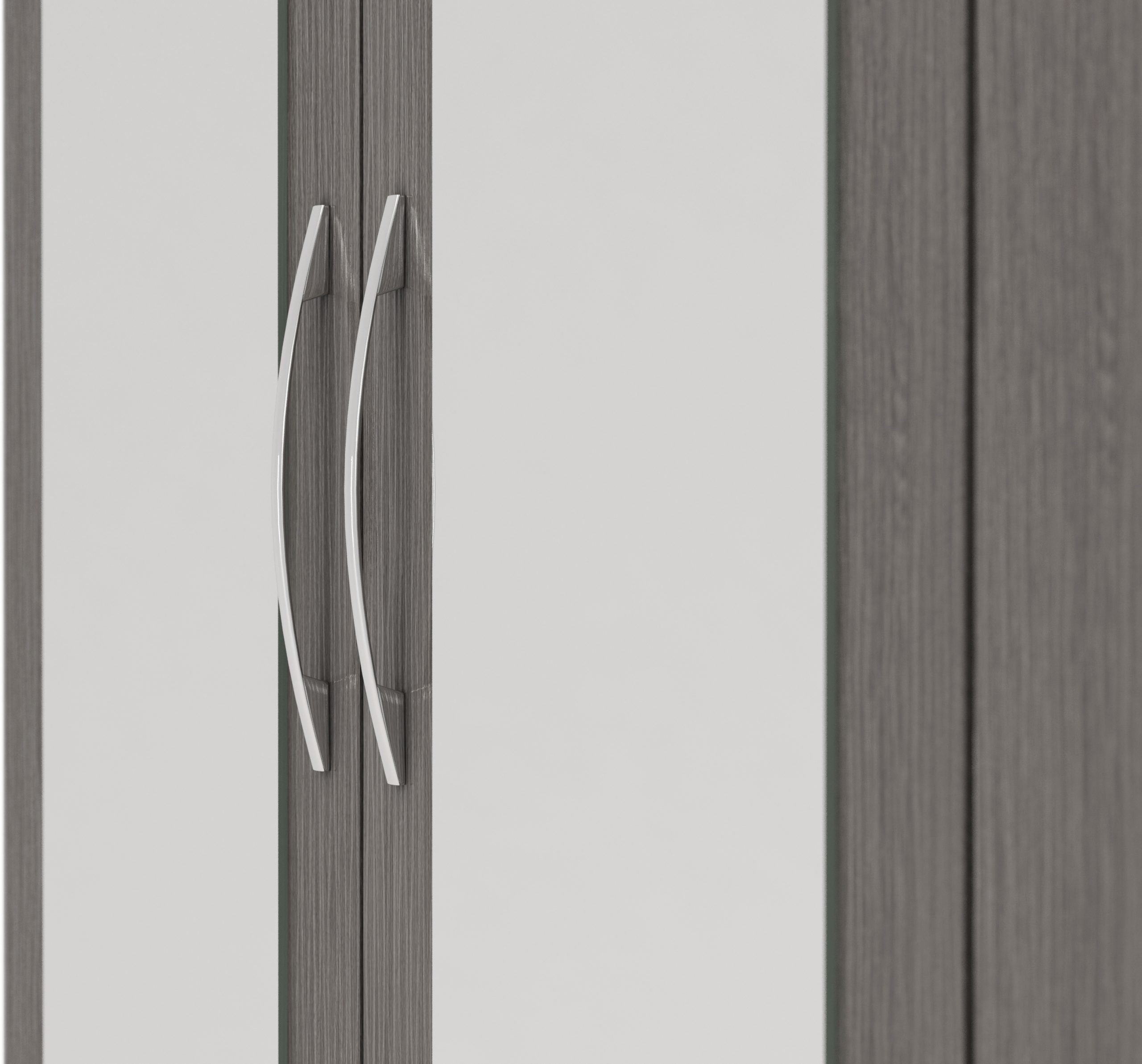 wardrobe with mirror and drawers