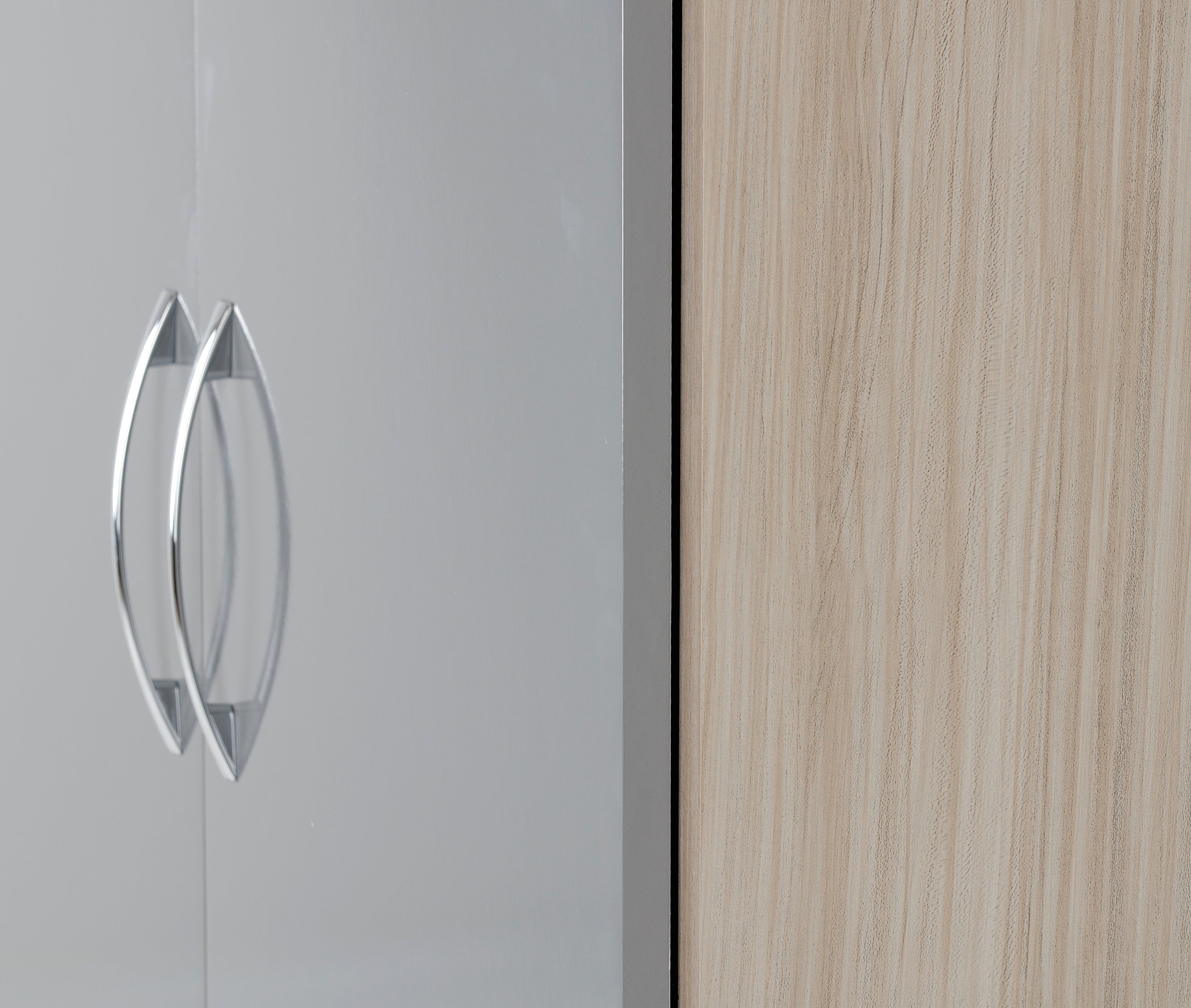 nevada 4 door mirrored wardrobe
