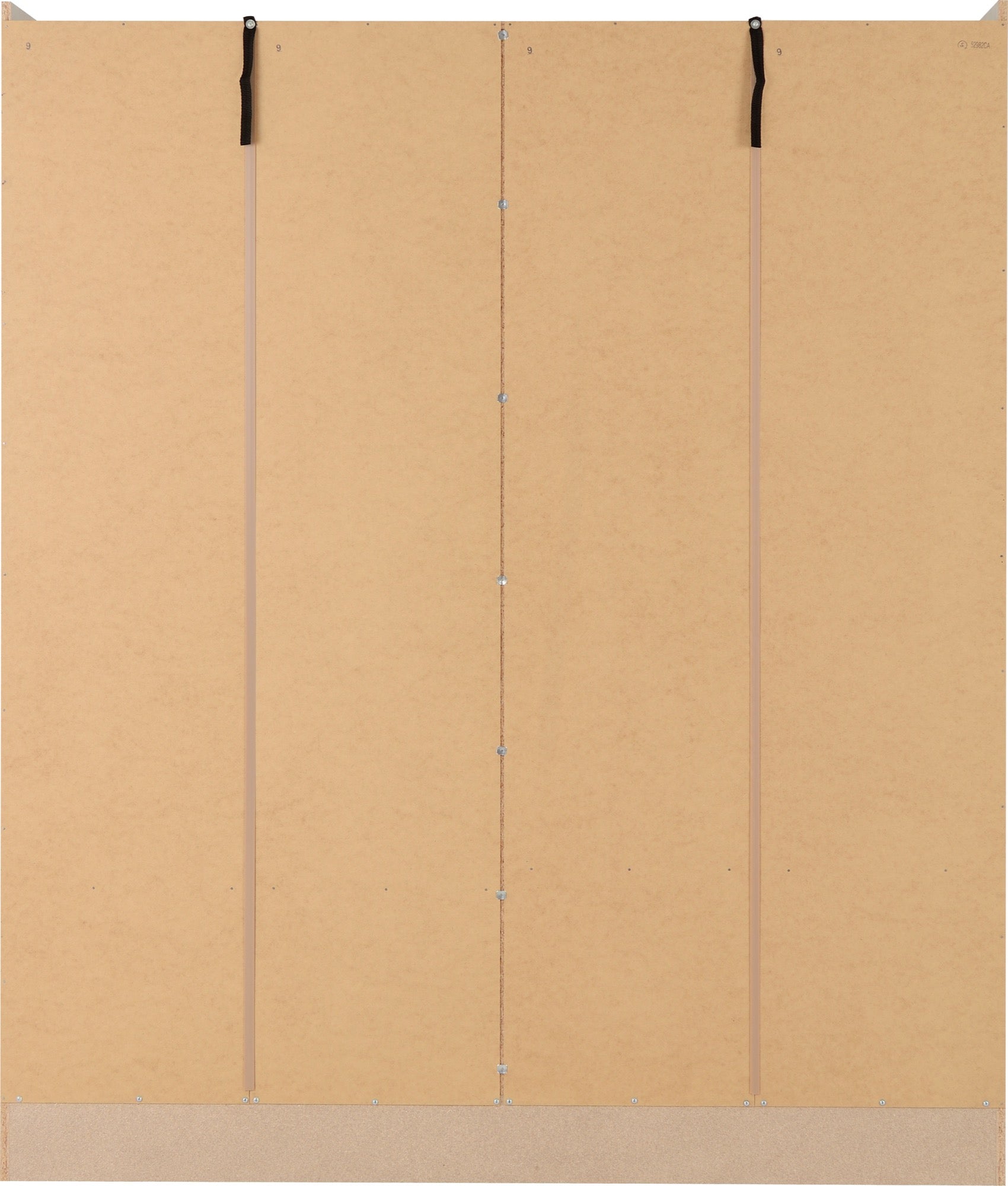 nevada 4 door mirrored wardrobe