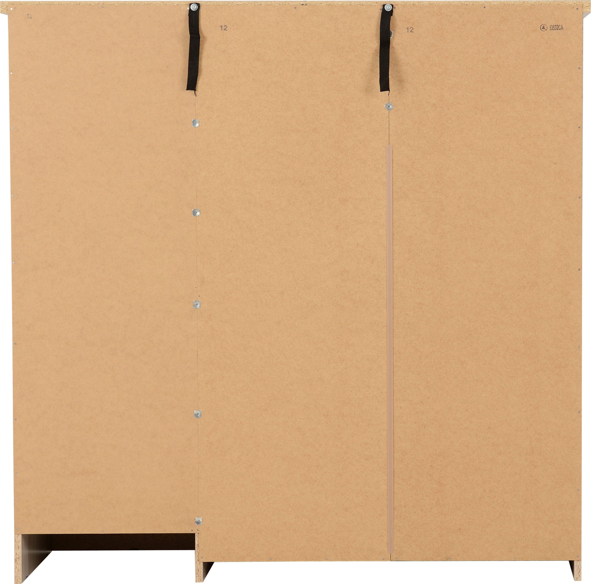 nevada 5 drawer low wardrobe