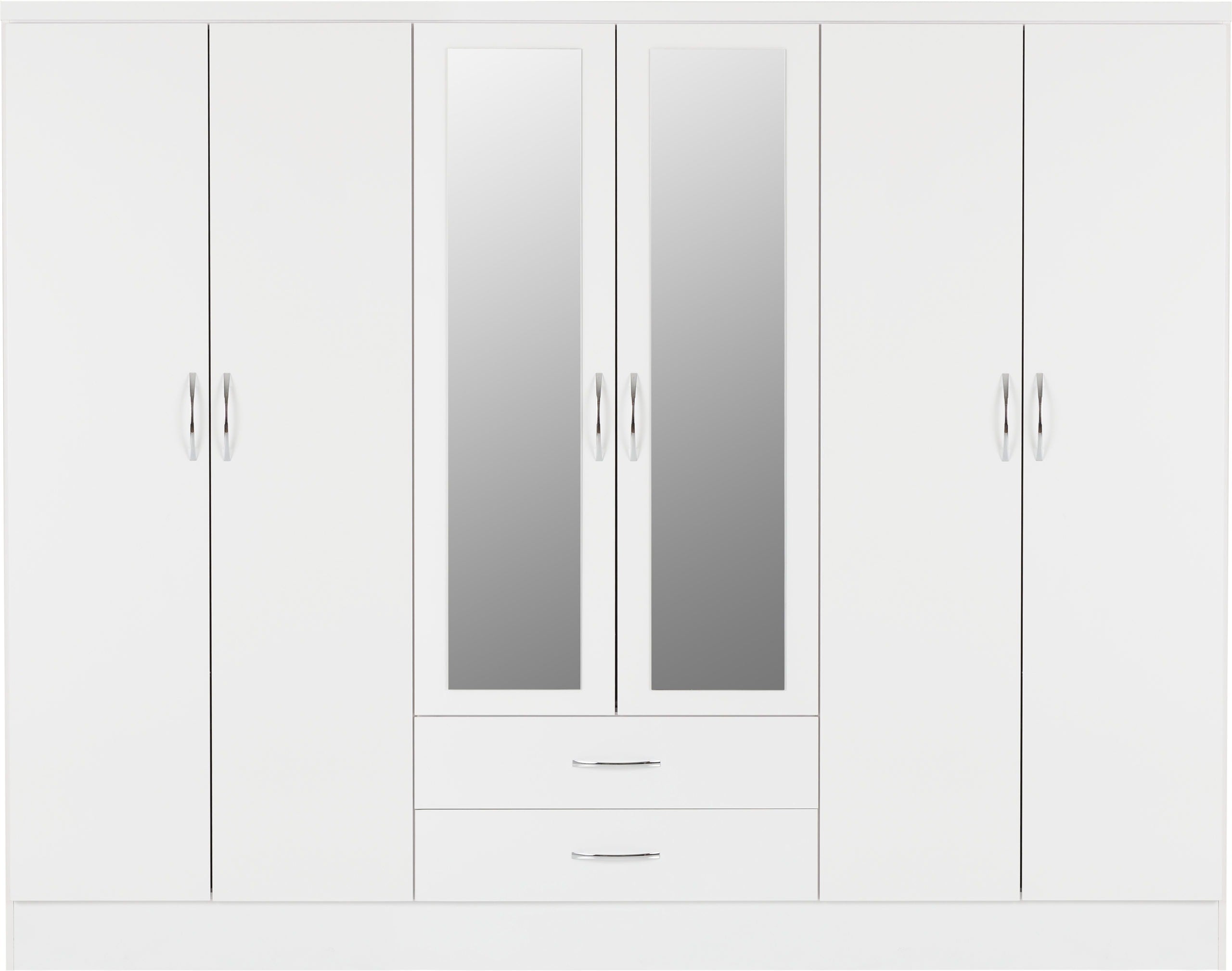 nevada 6 door wardrobe