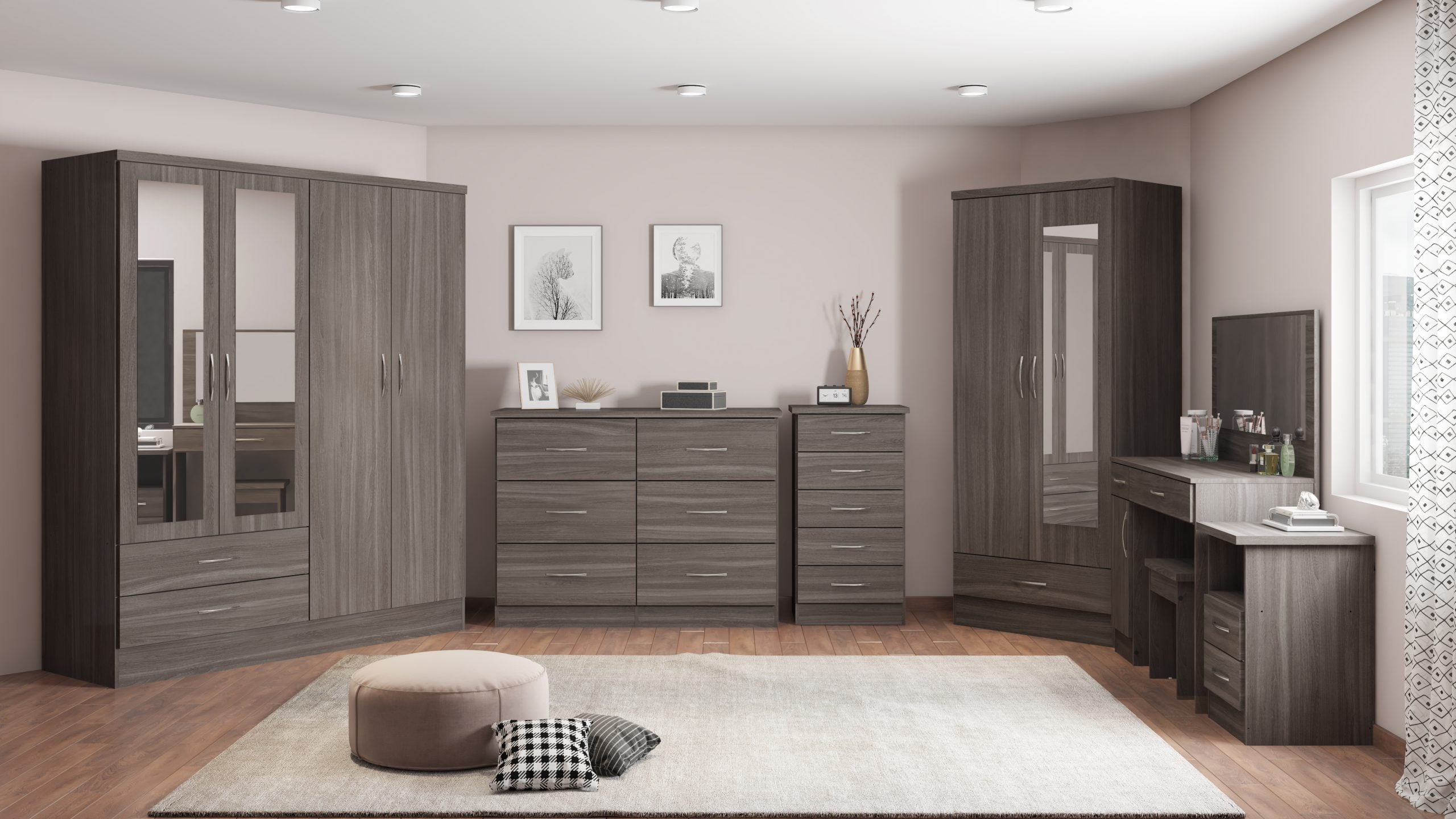 bathroom wardrobe with mirror