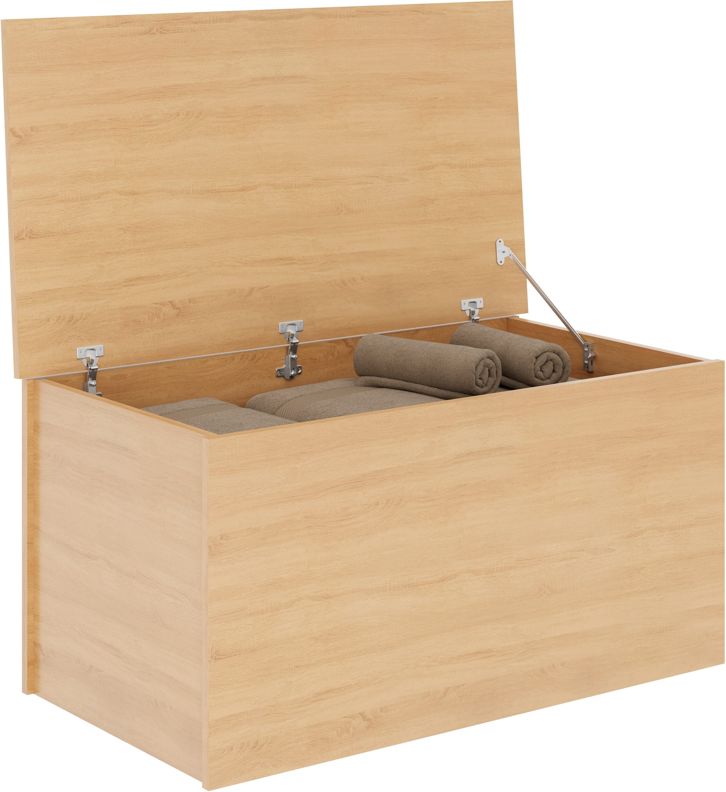 oak blanket box