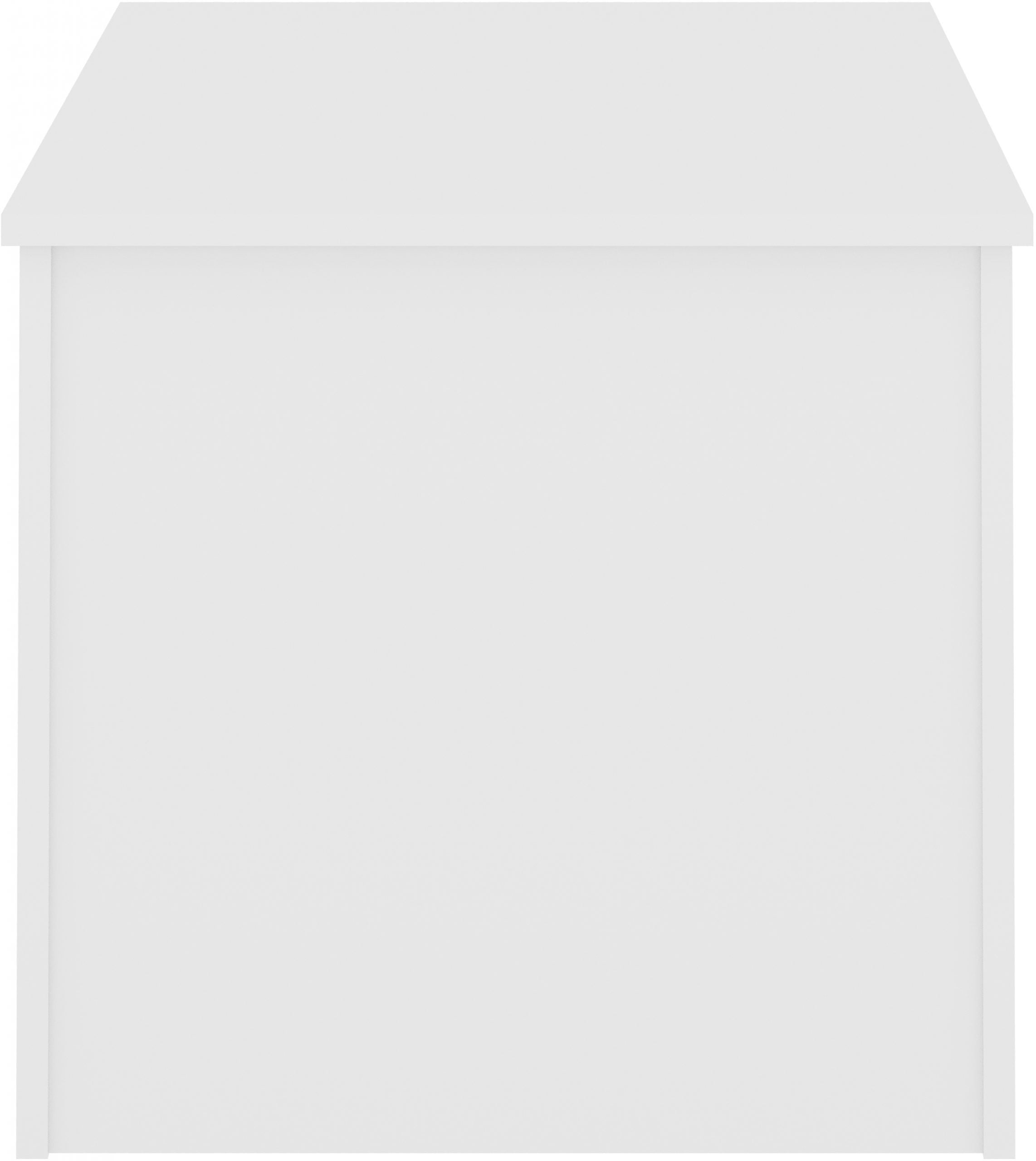 white blanket chest