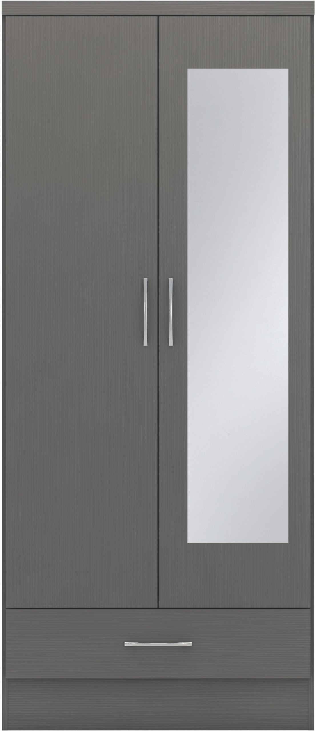 2 door 1 drawer wardrobe