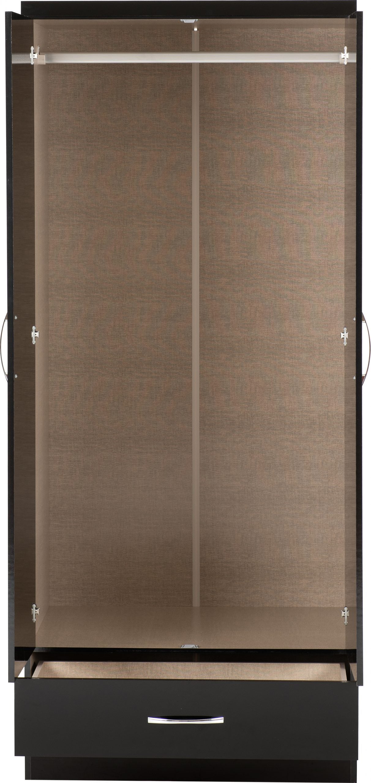 nevada 2 door 1 drawer wardrobe
