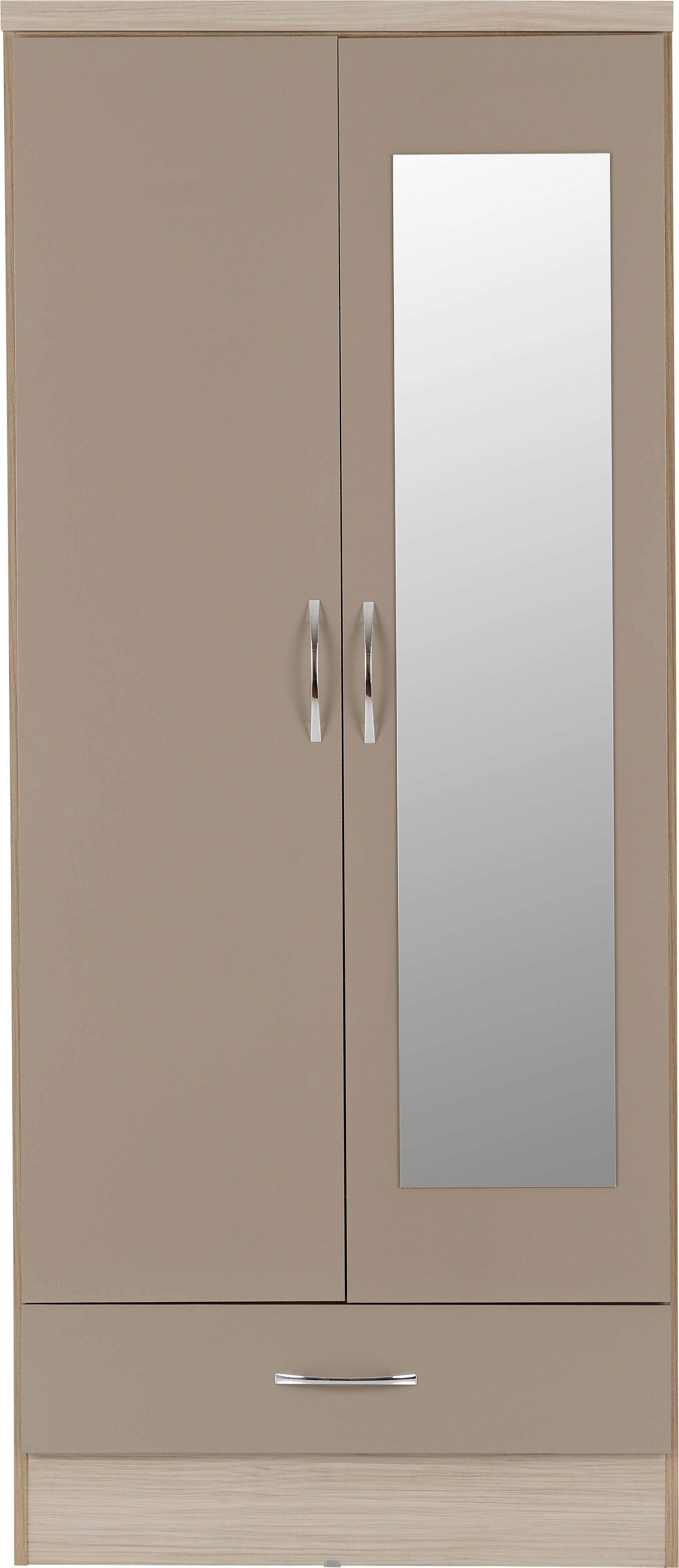 2 door 1 drawer wardrobe