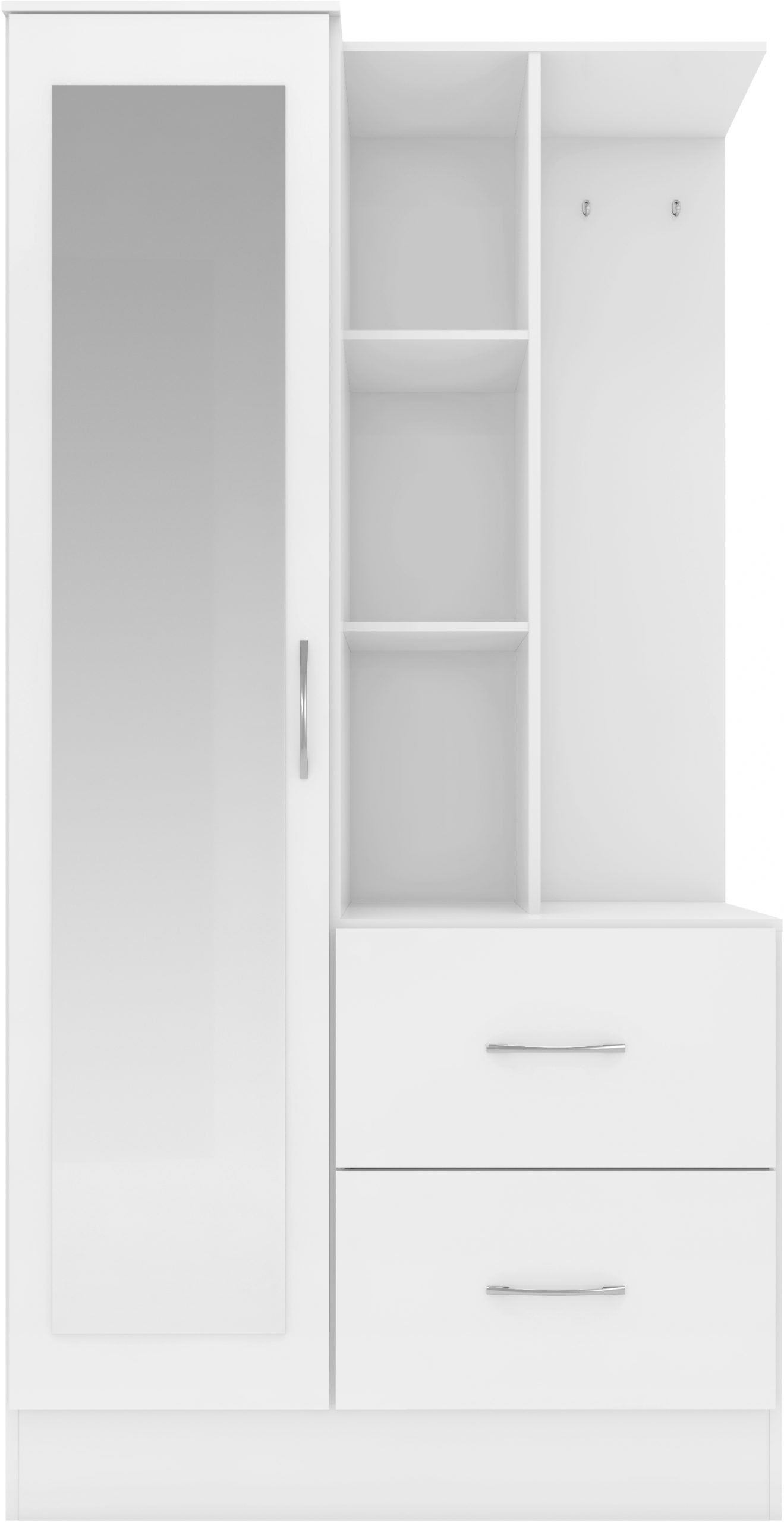 open shelving closet