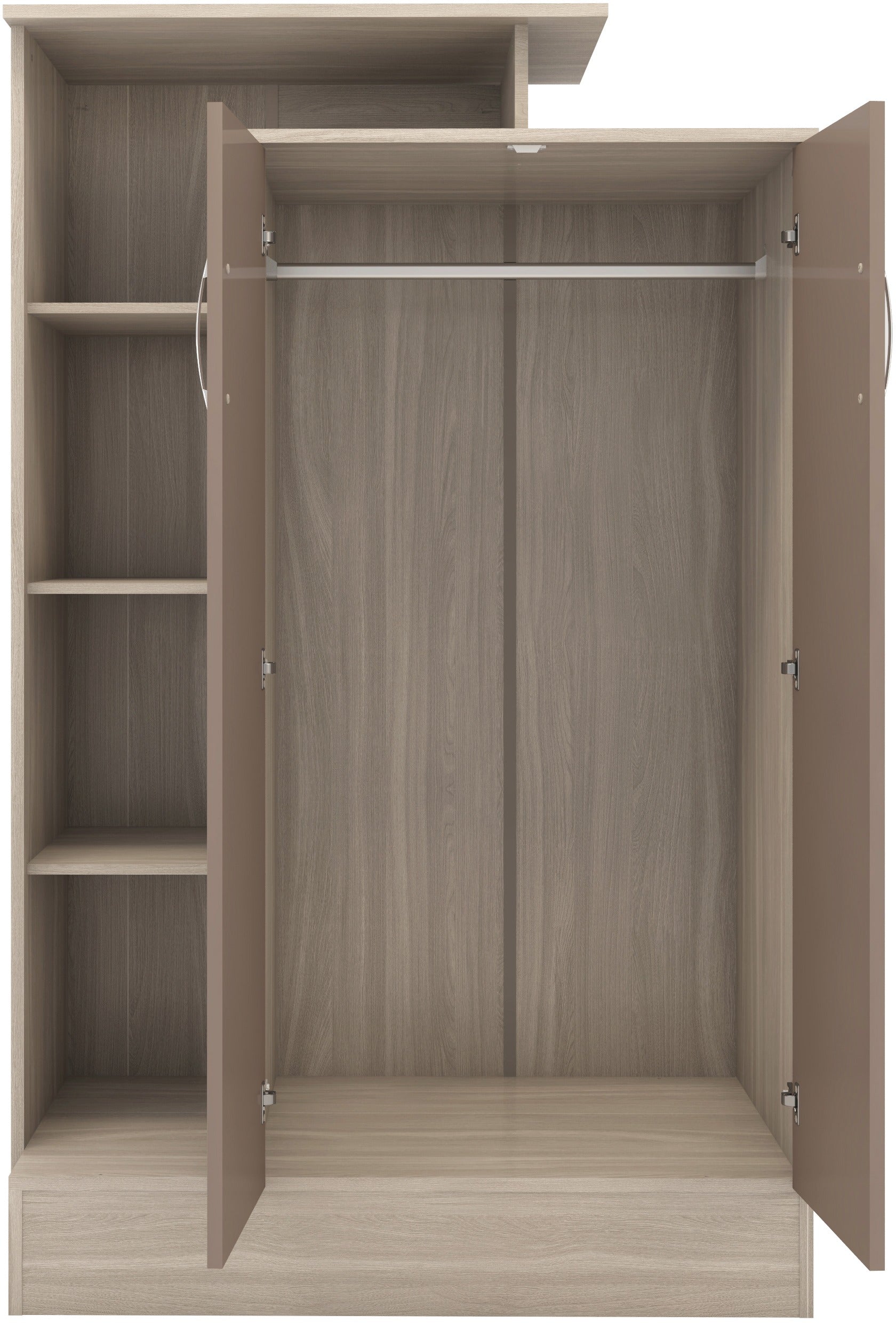 open shelving closet