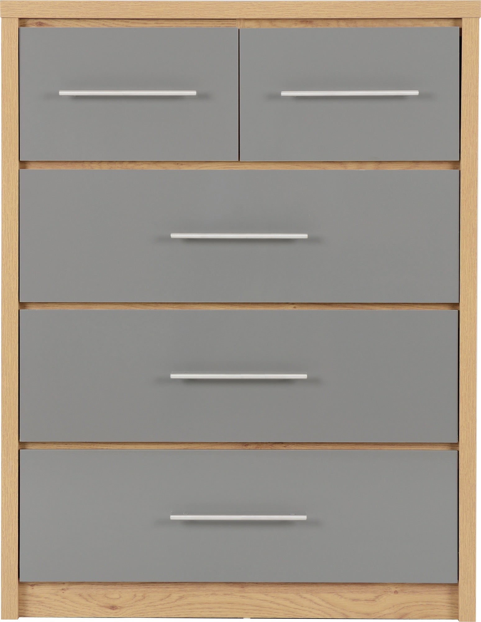 gray 5 drawer dresser