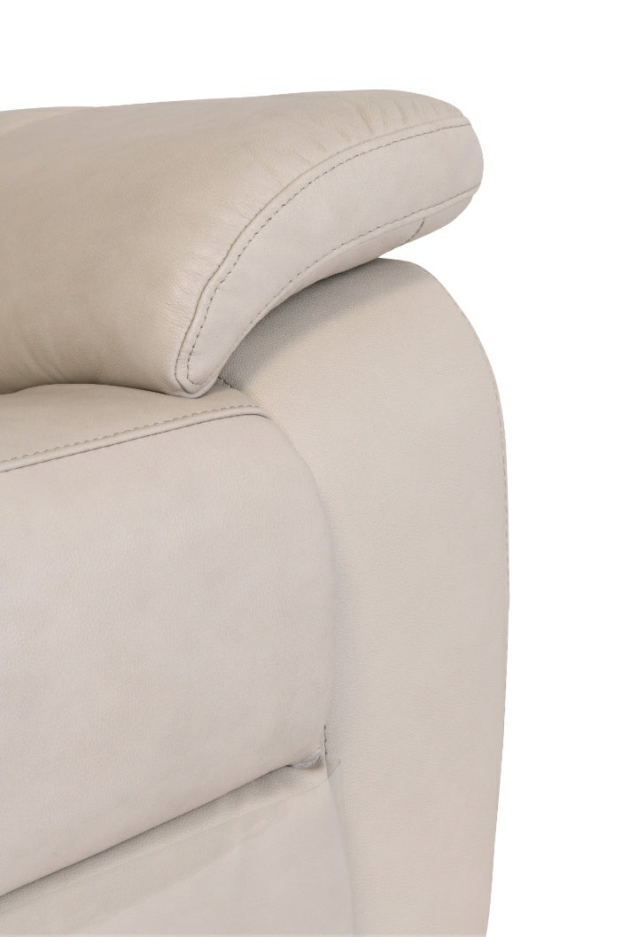 leather power recliner armchair
