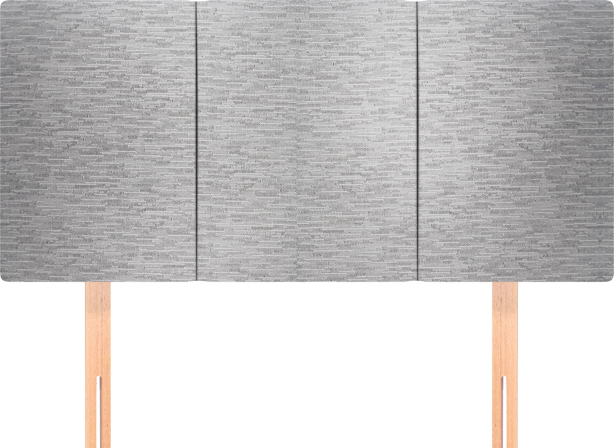 Sophie 5' Divan Headboard Grey Fabric