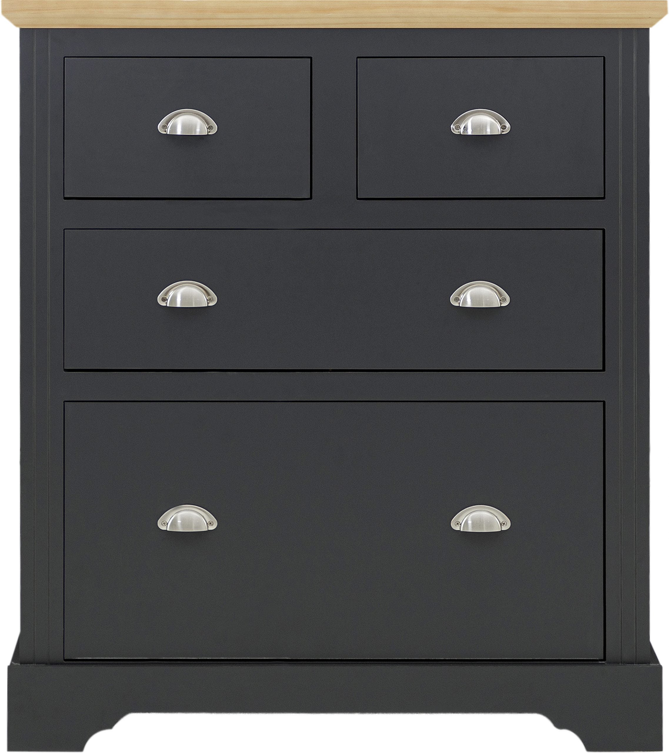 gray 2 drawer dresser