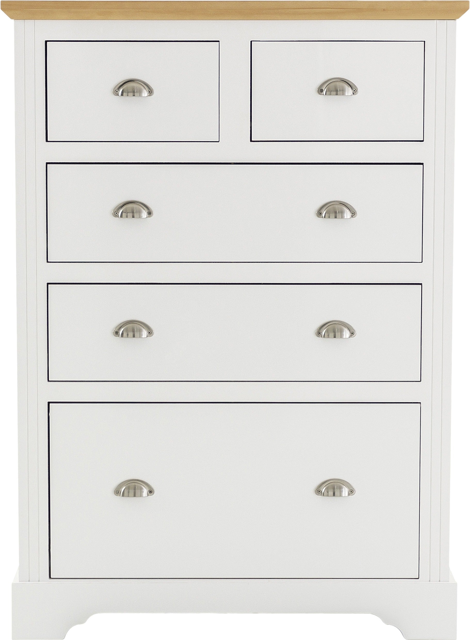 white drawers