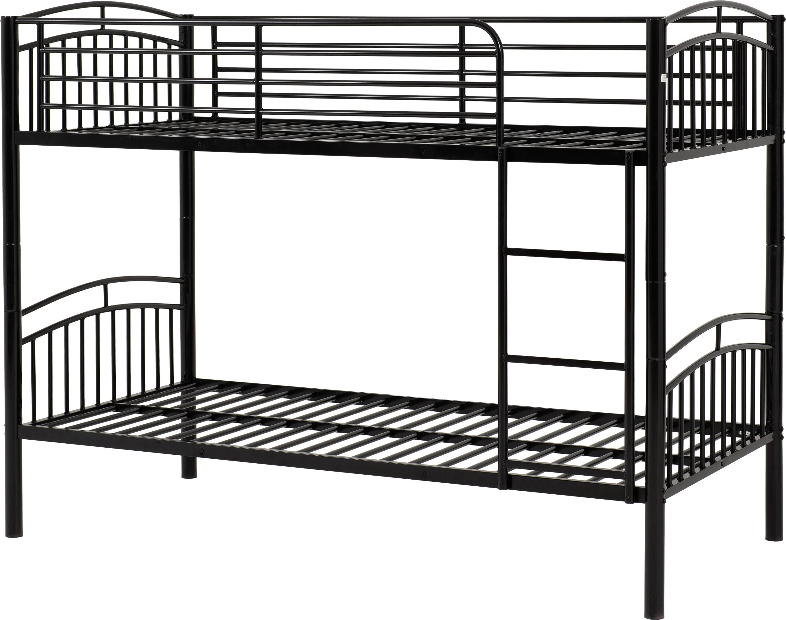 black loft bed