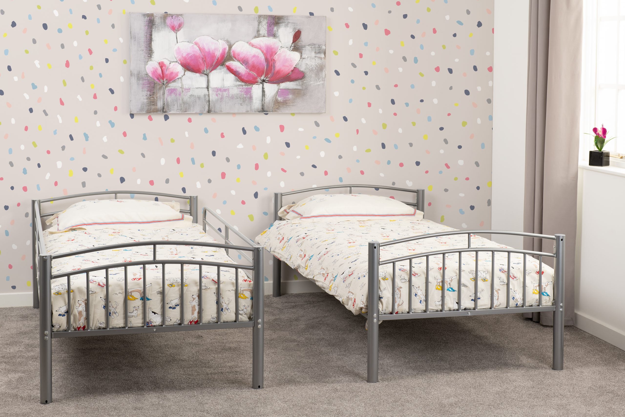 bunk bed silver