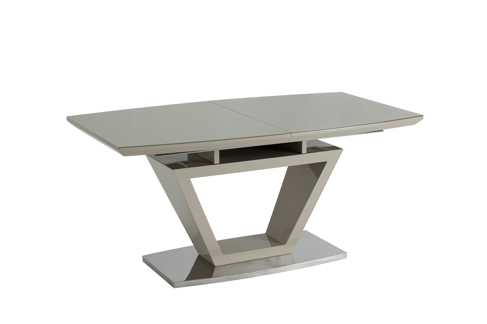  Latte Glass Base Dining Table