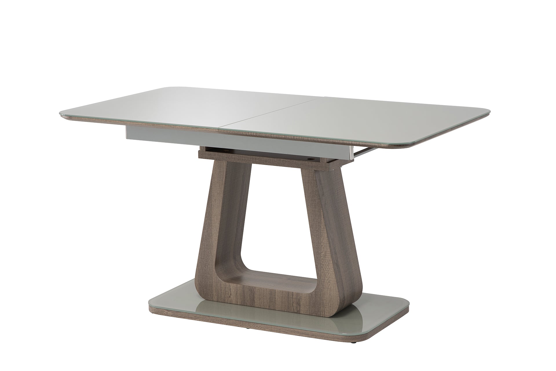 white oak extension dining table